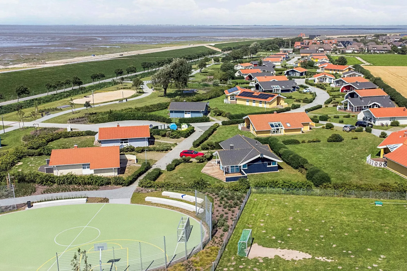 Vakantiehuis vlakbij de Noordzeedijk-Uitzicht