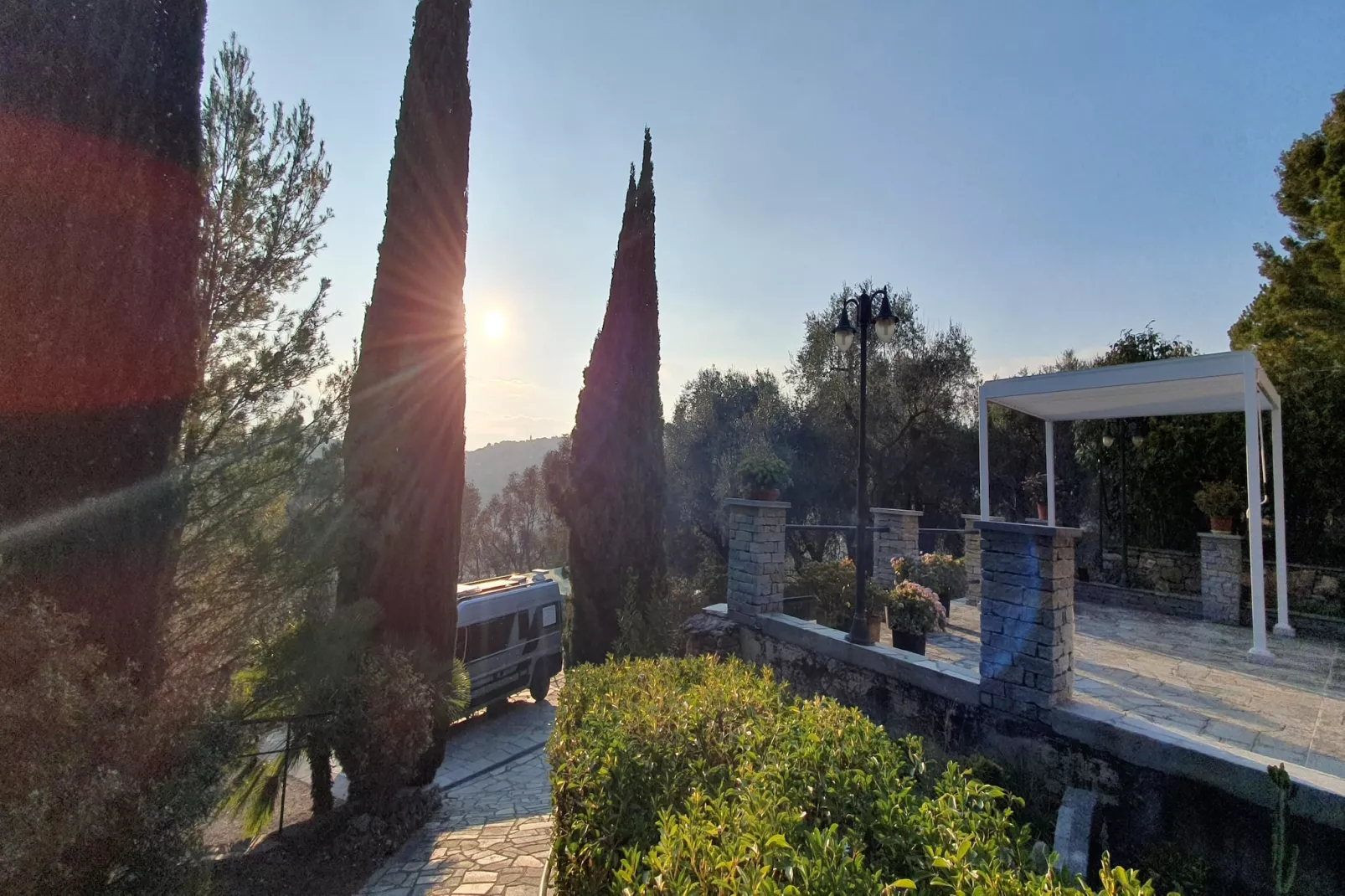 Apartment in einer charmanten Villa mit Meerblick Kreidl-Tuinen zomer