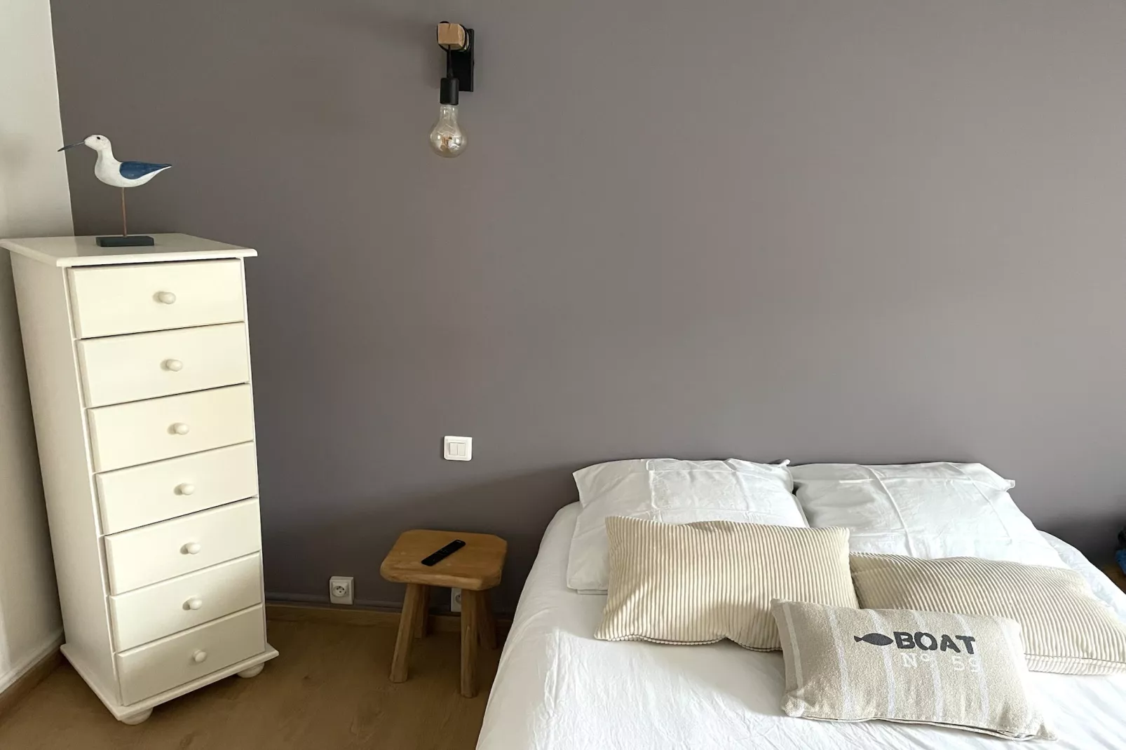 Maison de ville avec terrasse/jardin Guerlesquin - Slaapkamer