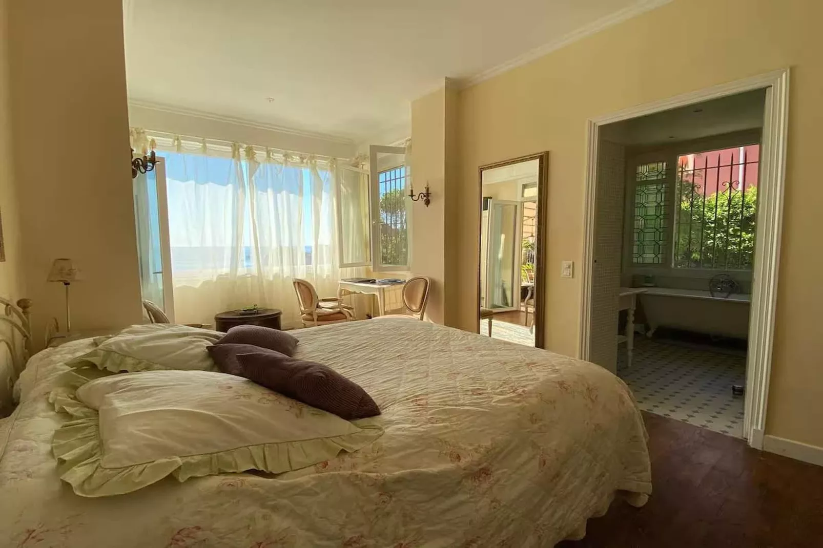 Villa plage privée vue sur la mer-Slaapkamer