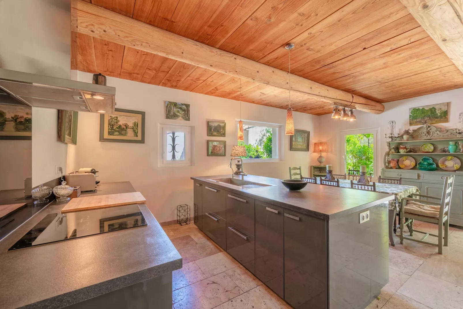 Mas authentique à Paradou Alpilles-Keuken