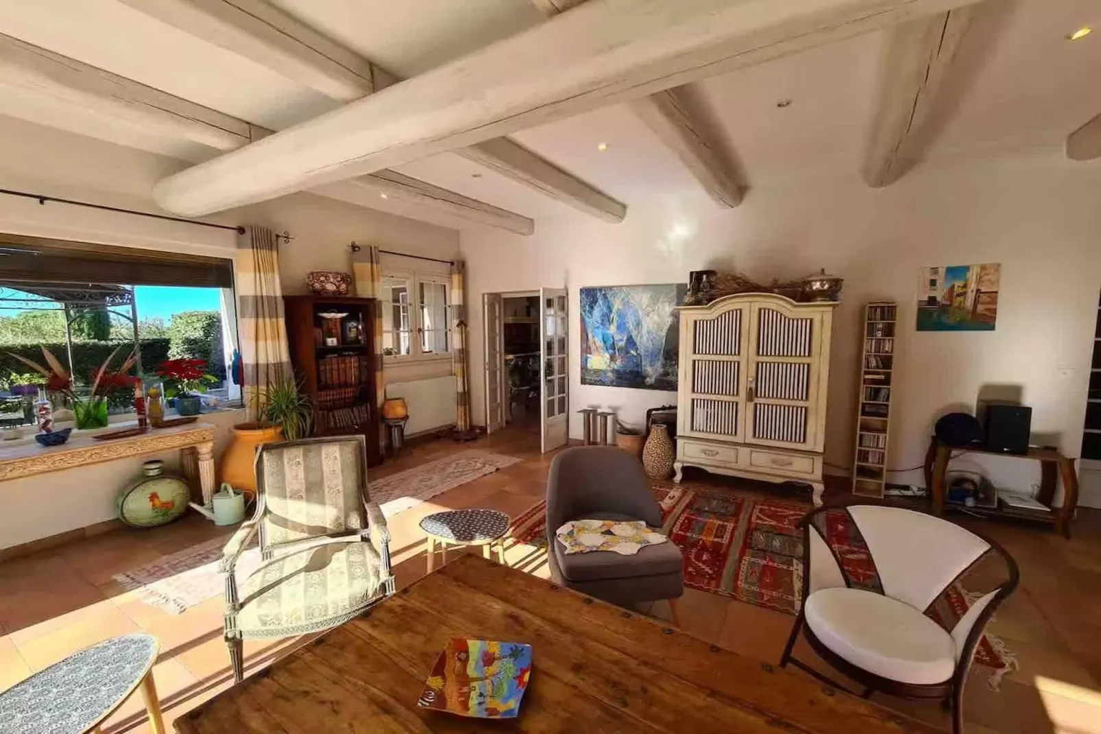 La Maison de Robion-Woonkamer