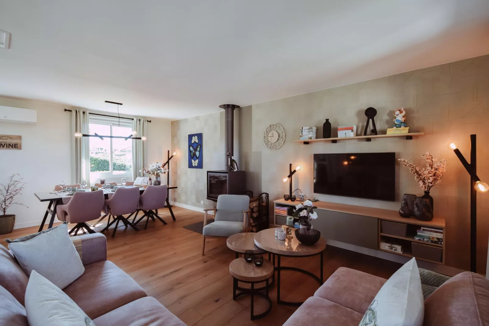 Pavillon le Papillon - Woonkamer