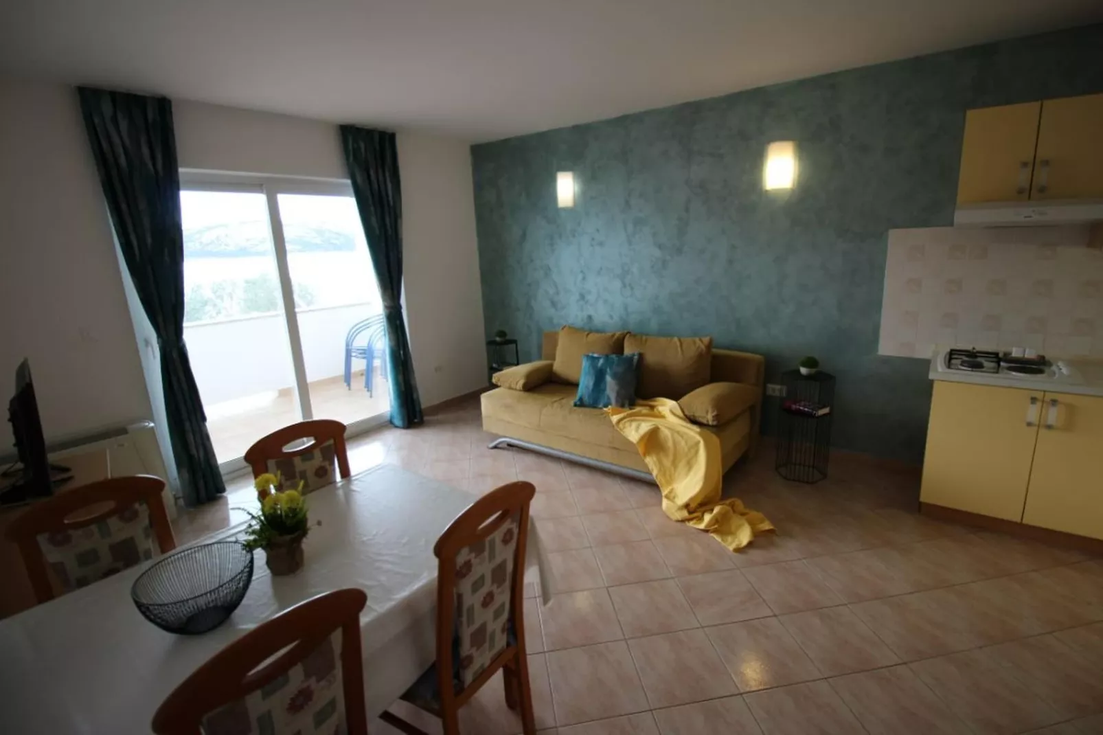 SV Marija 2 - Ferienwohnung 1 - Typ 4plus2 - Woonkamer