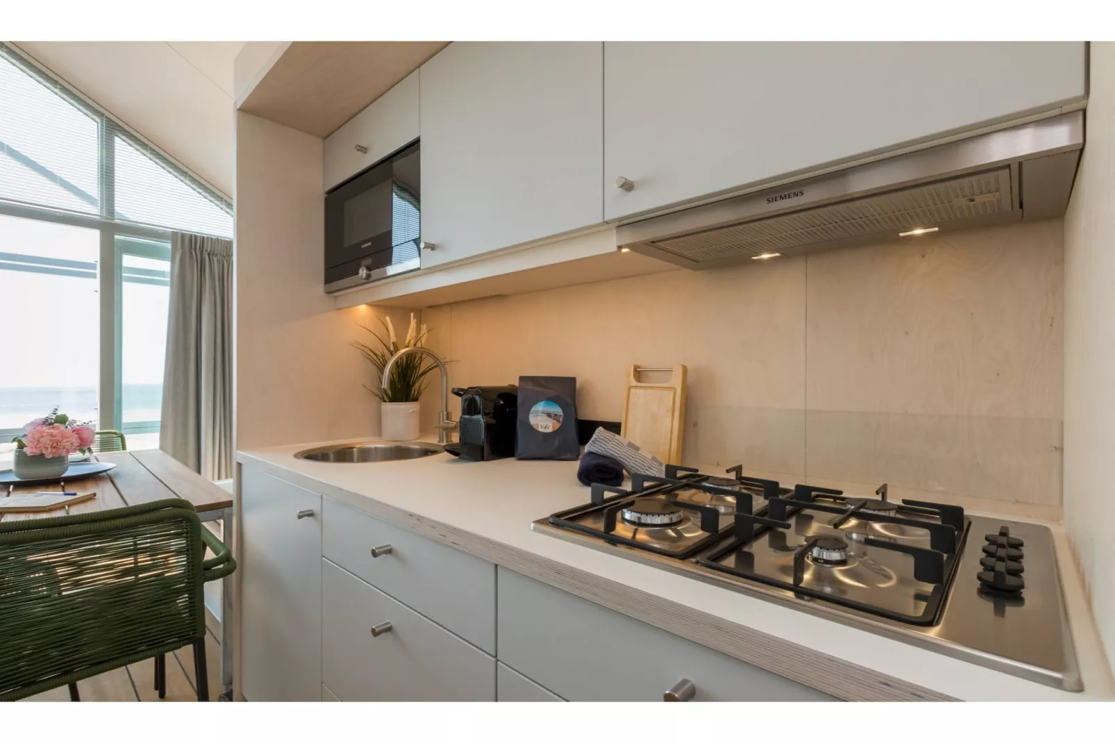 Slaapstrandhuisje - Strand dishoek 68  Dishoek-Keuken