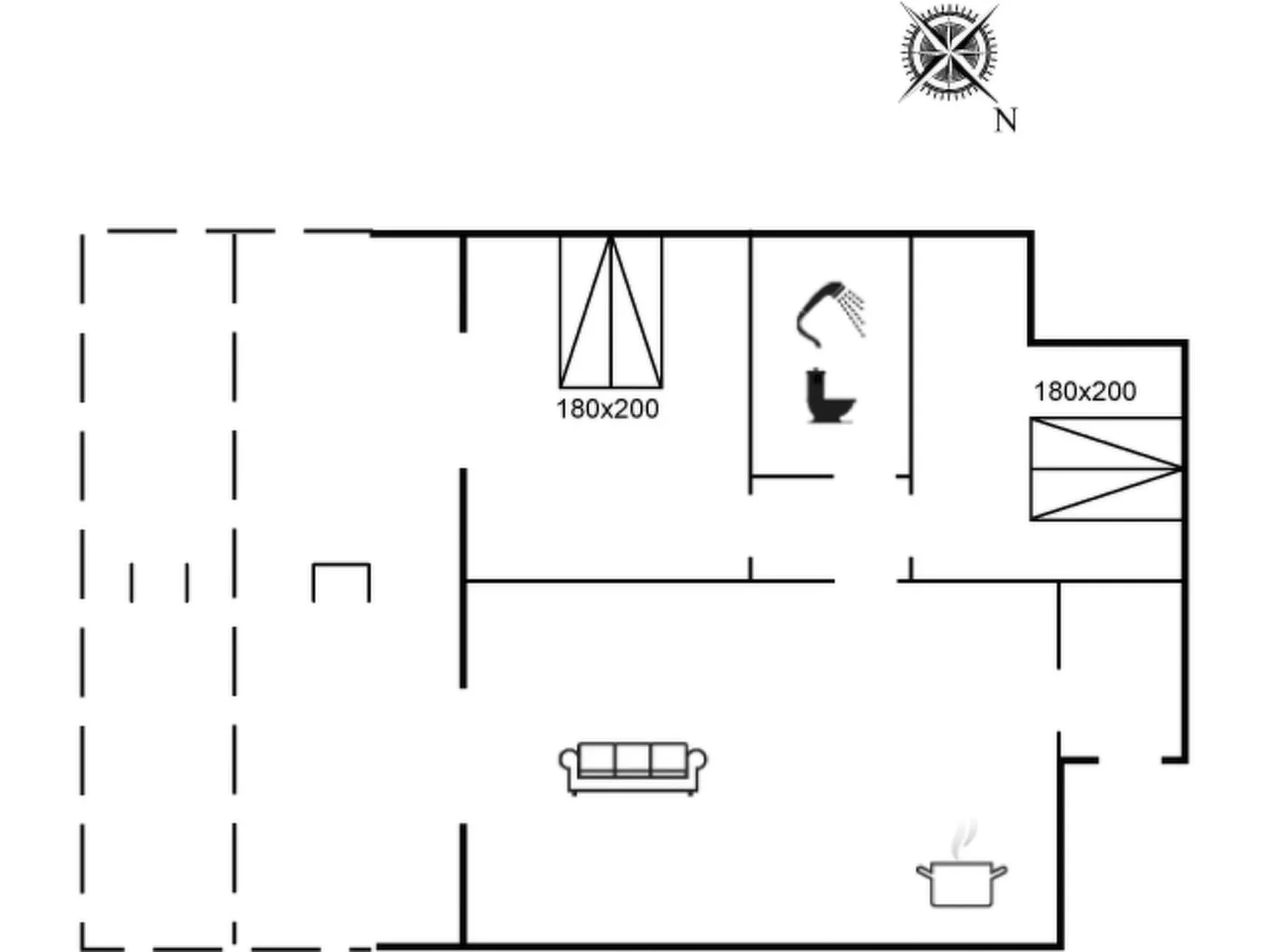 "Shana" - 800m from the sea - Binnen