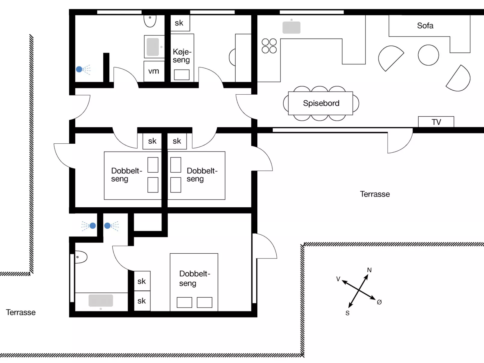 "Karlotta" - 500m from the sea - Binnen