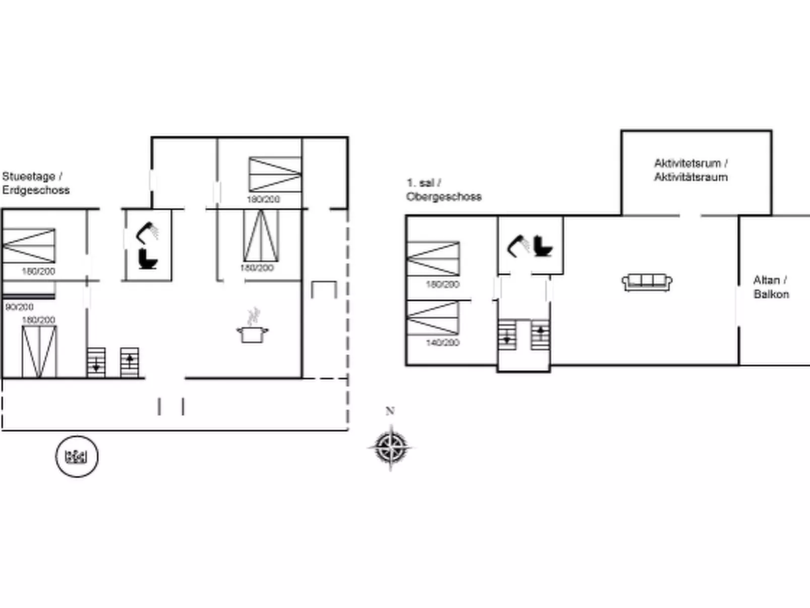 "Cyrill" - 2km from the sea - Binnen