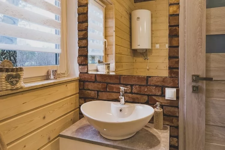 Domek wakacyjny DELUXE dla max 7 osób w Bałachach - Badkamer