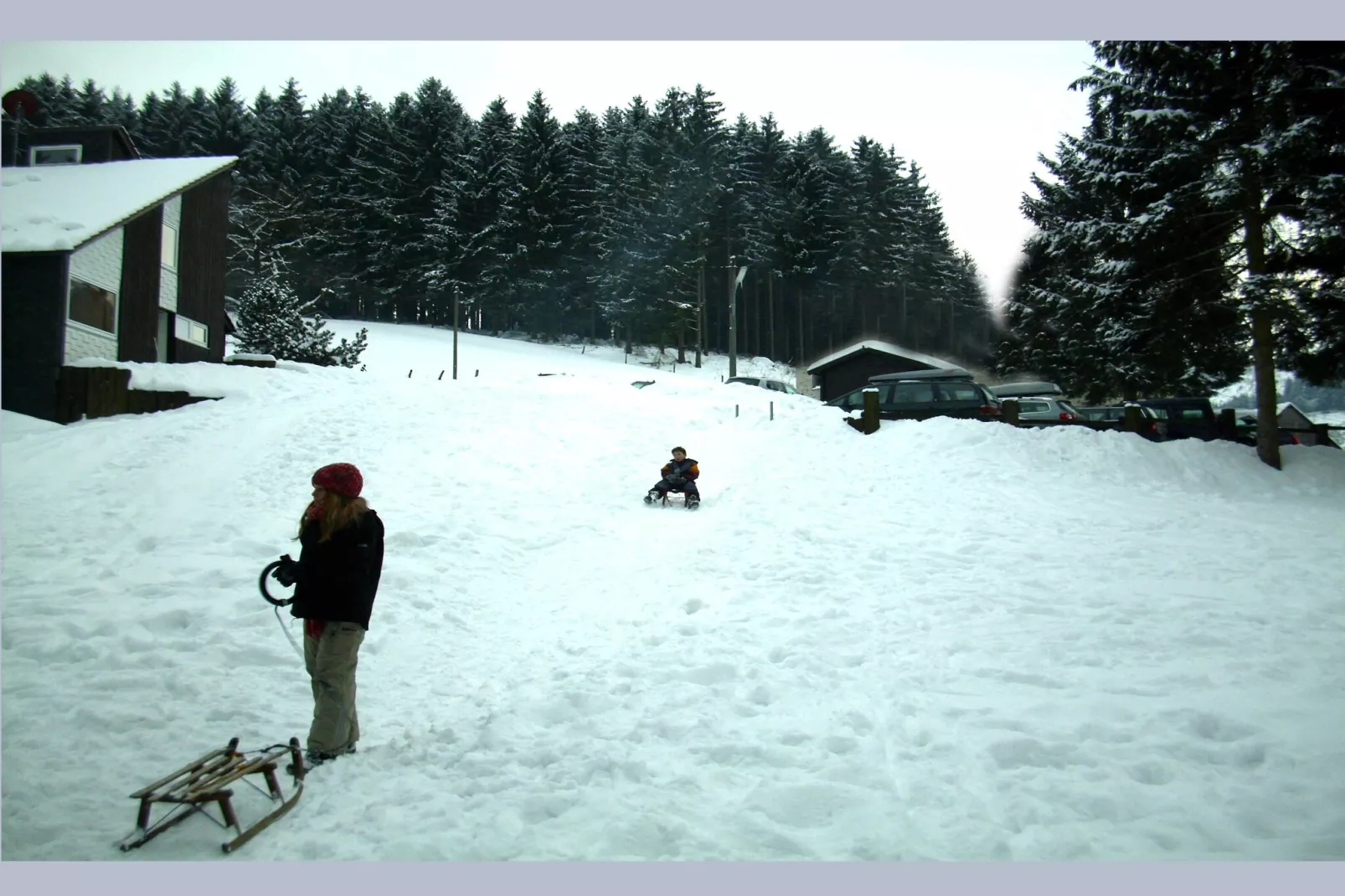 Wieselbau-Tuin winter