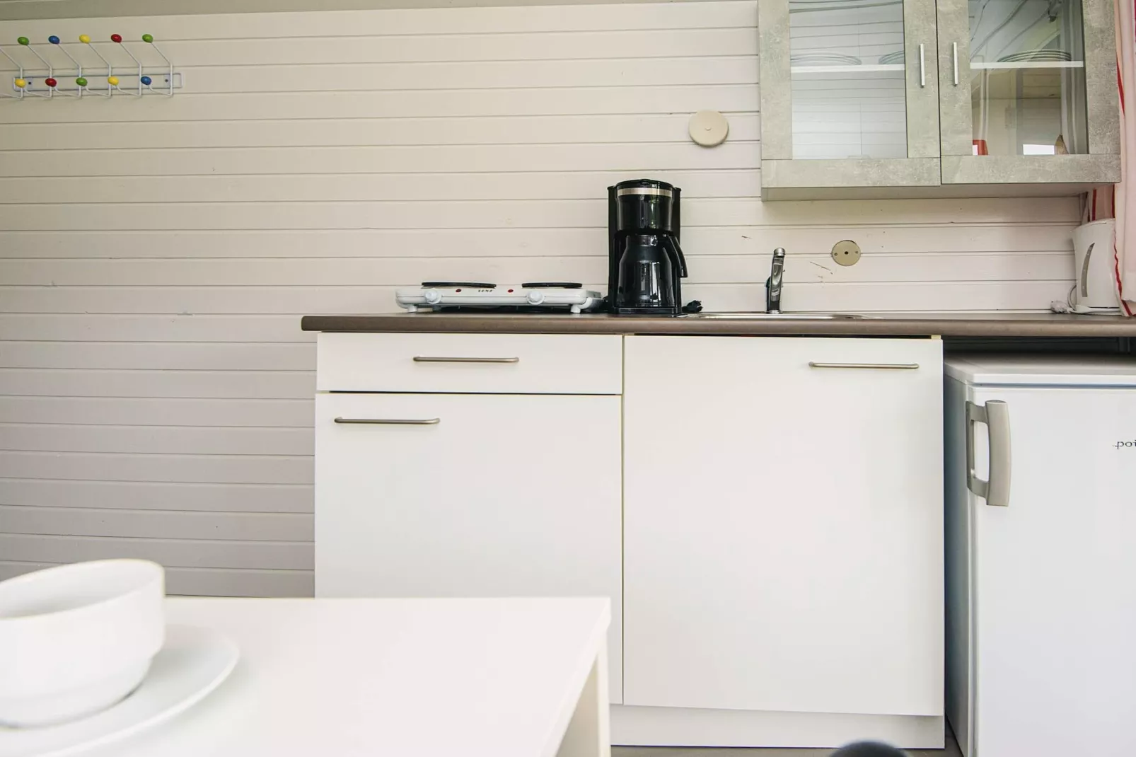 Mobile homes til 6 pers., med bad-Binnen