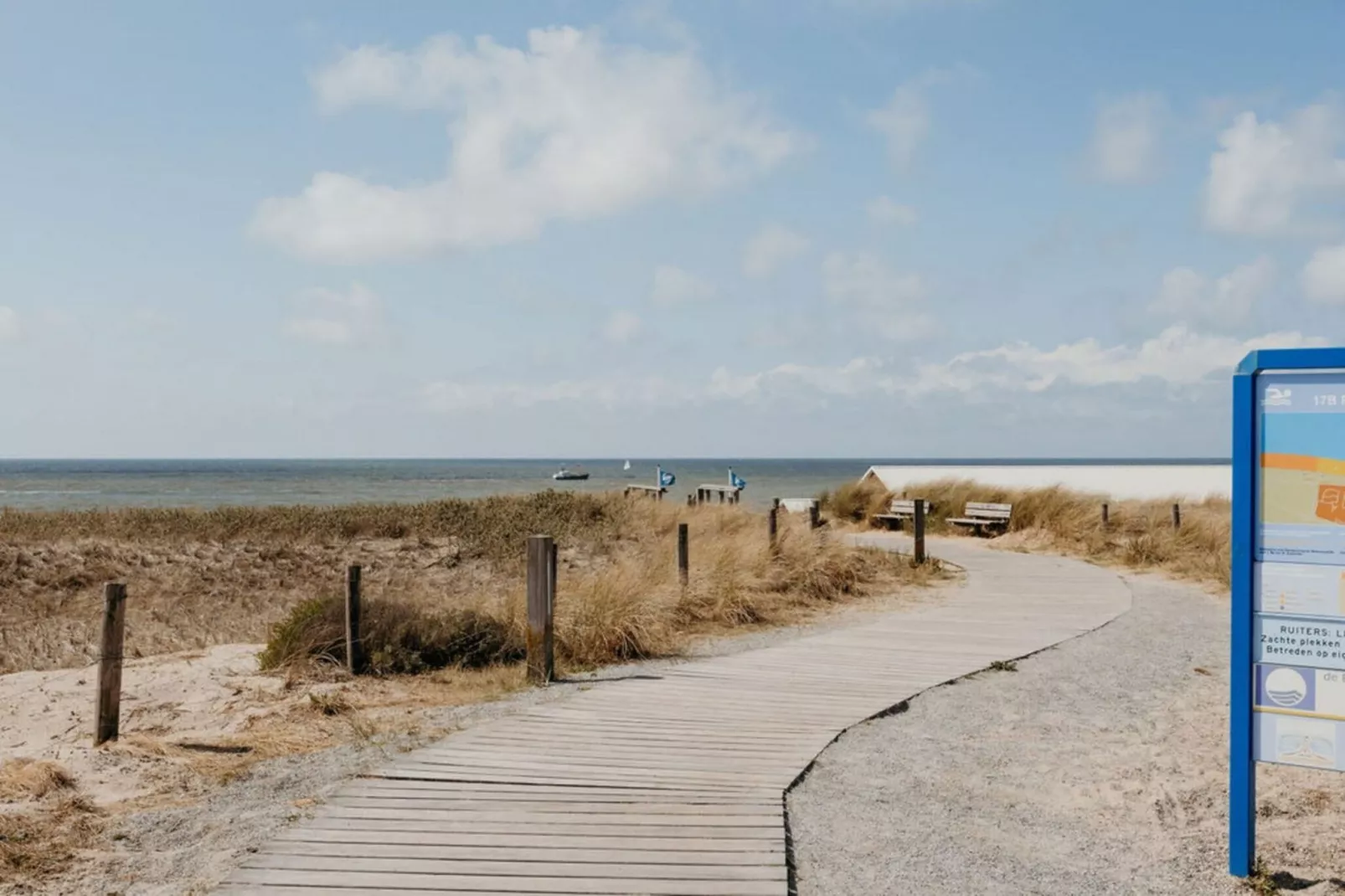 Zeehut Petten - Gebieden zomer 1km