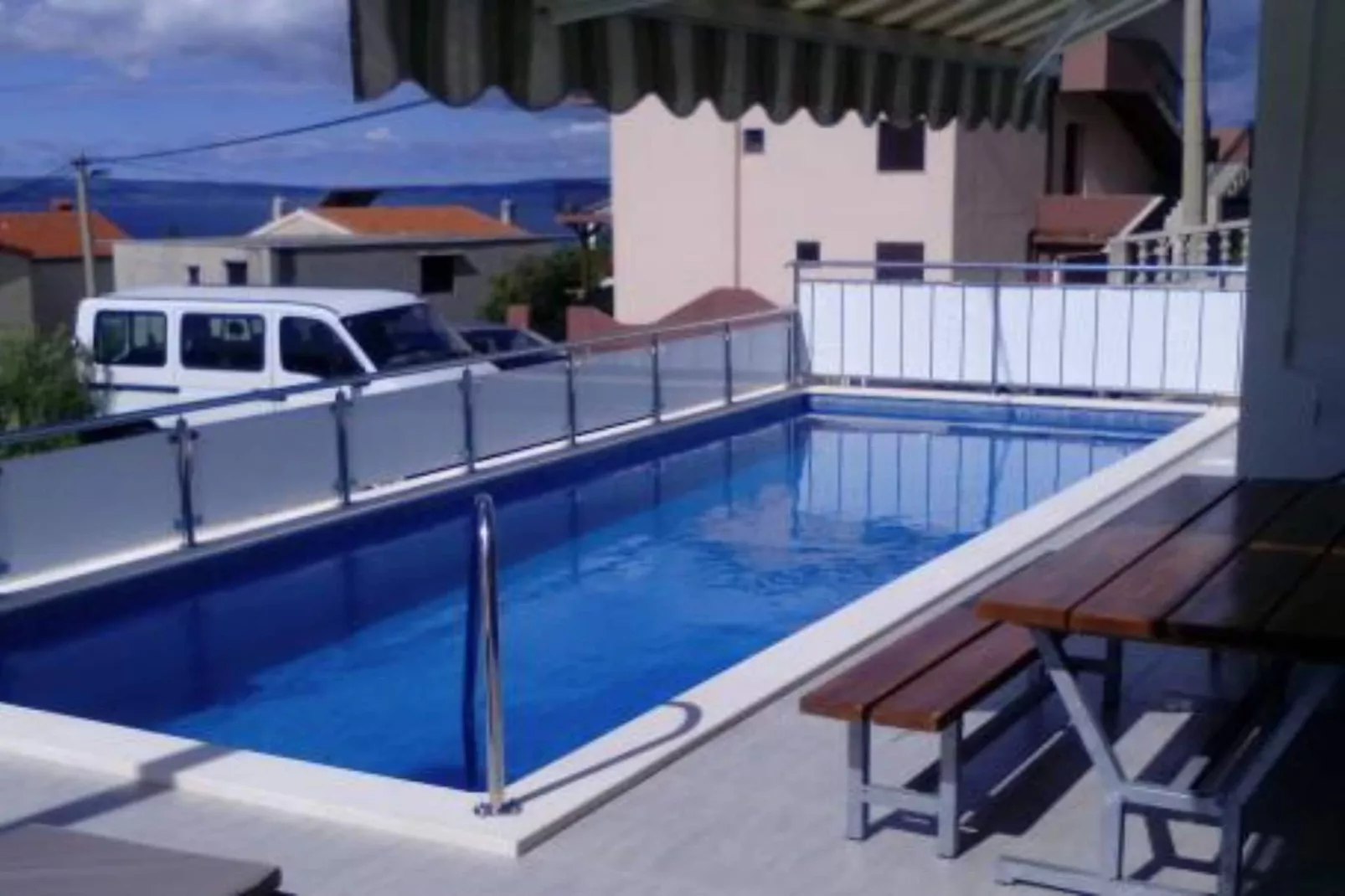 Apartmani Cihorich - Two Bedroom Apartment with Pool ( A6)-Zwembad