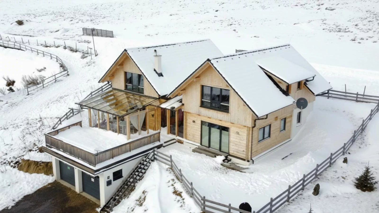 Designchalet Heidi Alm-Woonkamer