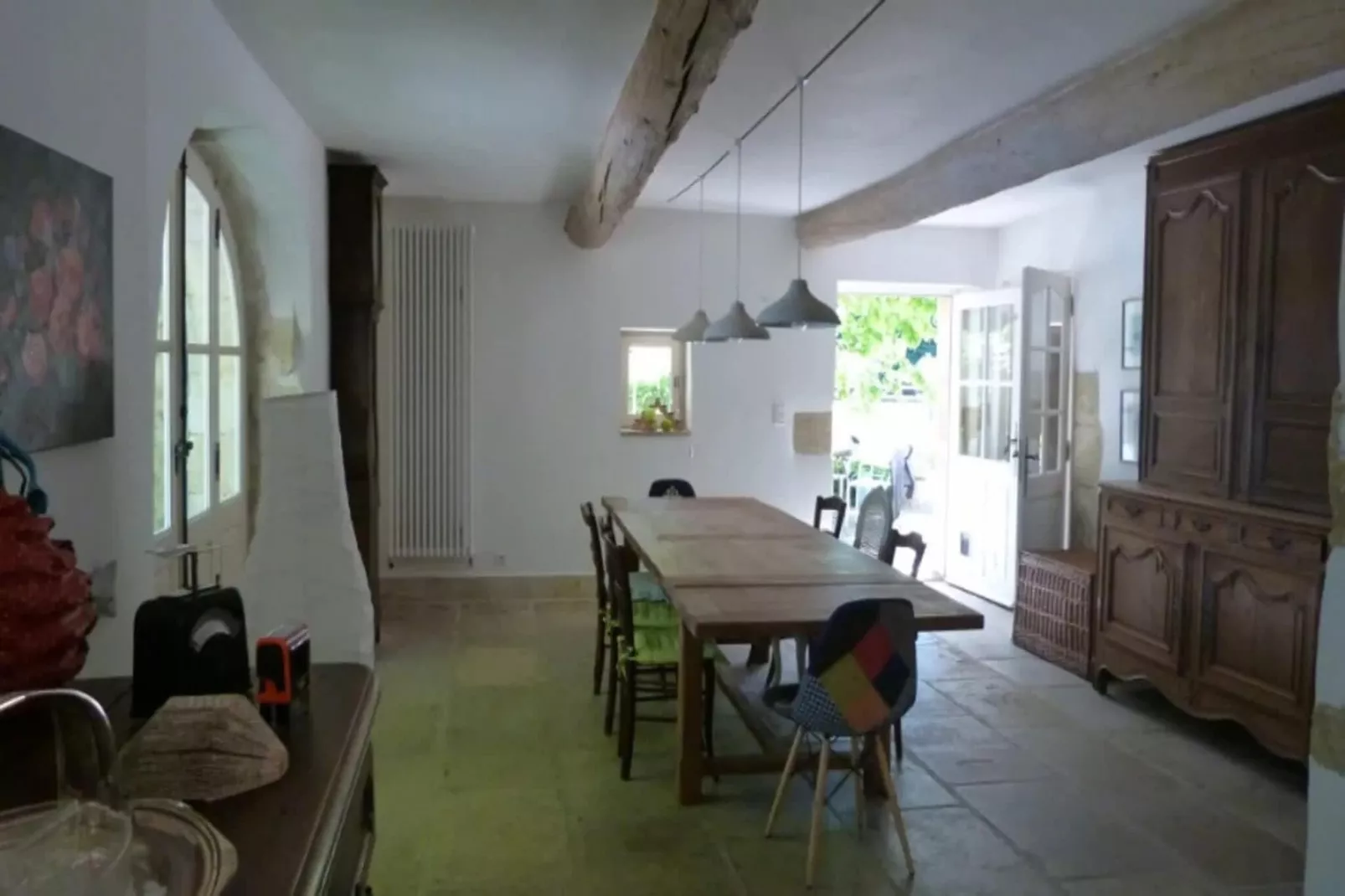 Villa provencale pour les amoureux de la nature en Lubéron-Eetkamer