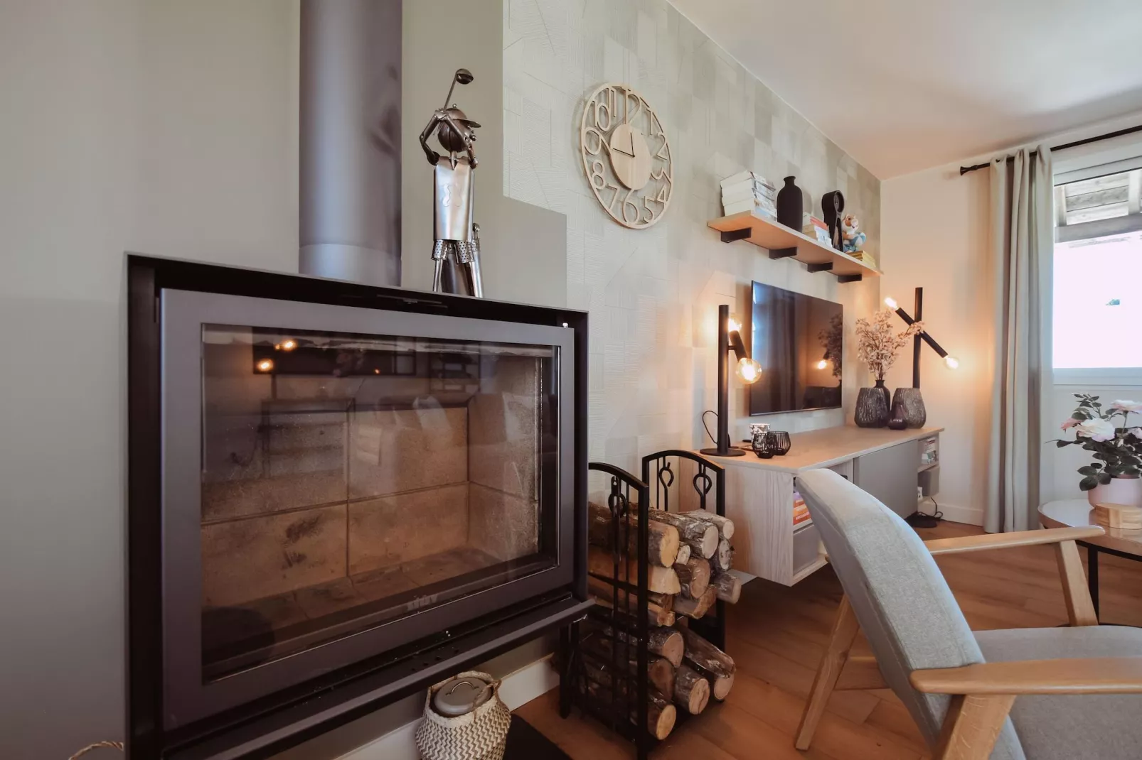 Pavillon le Papillon - Woonkamer