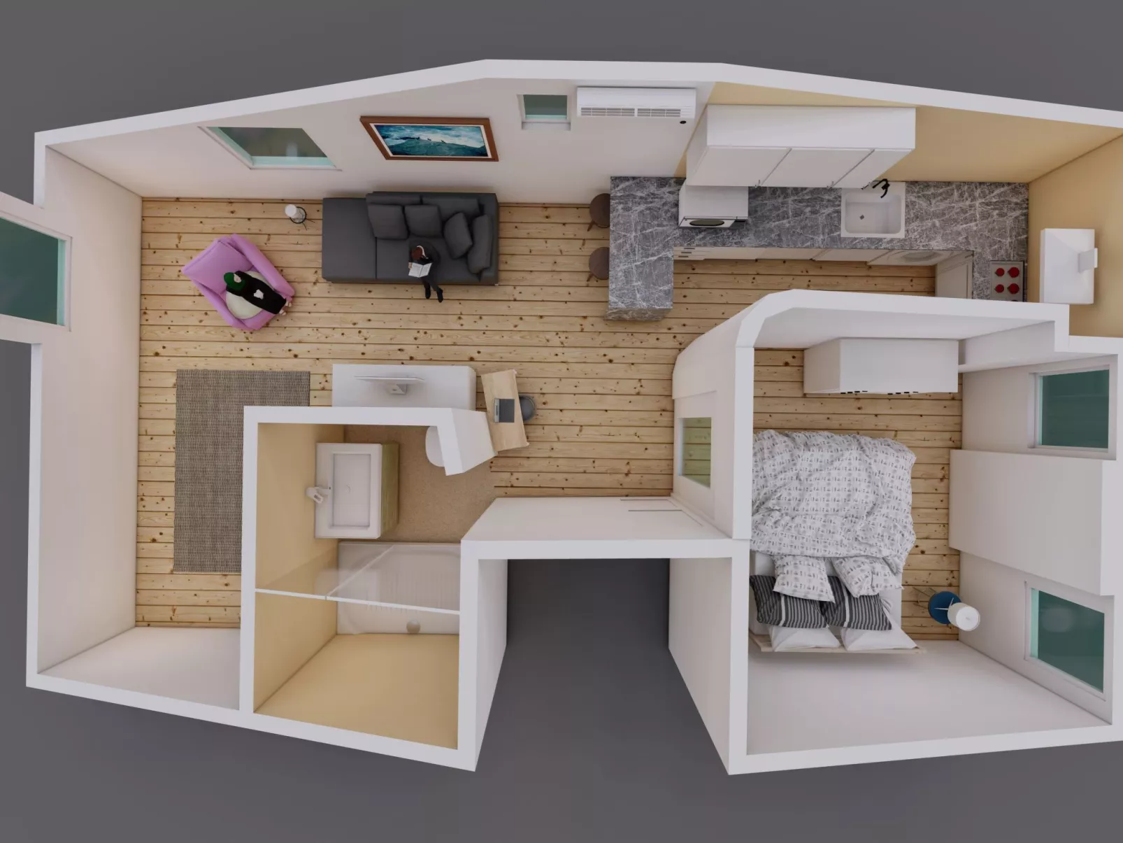 Das romantische Nest. der perfekte Rückzugsort im Stadtzentrum - Image-tags.info