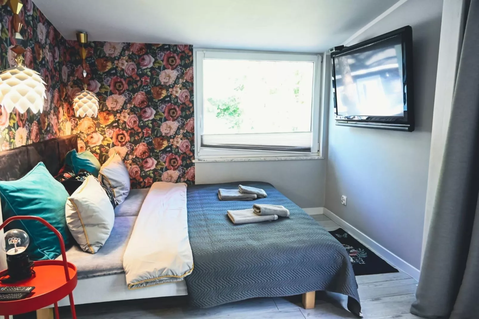 Dom w Starych Czaplach z domkiem na drzewie-Slaapkamer