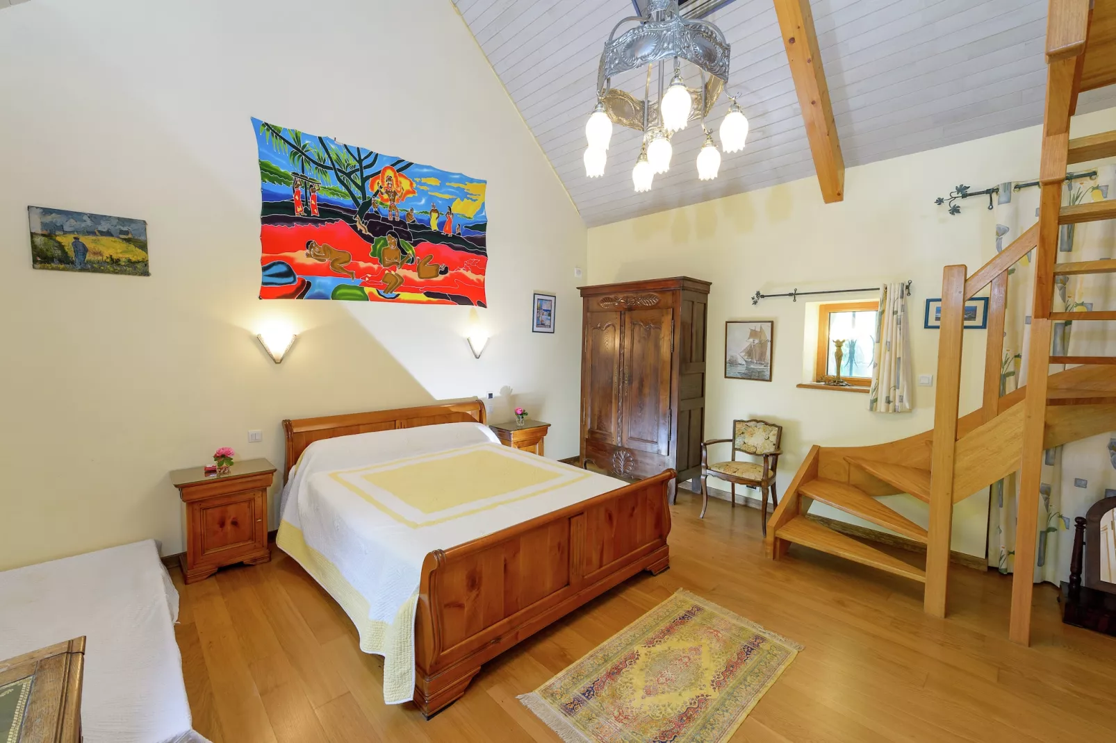 Maison de Vacances à Plounéour- Brignogan Plages - Slaapkamer