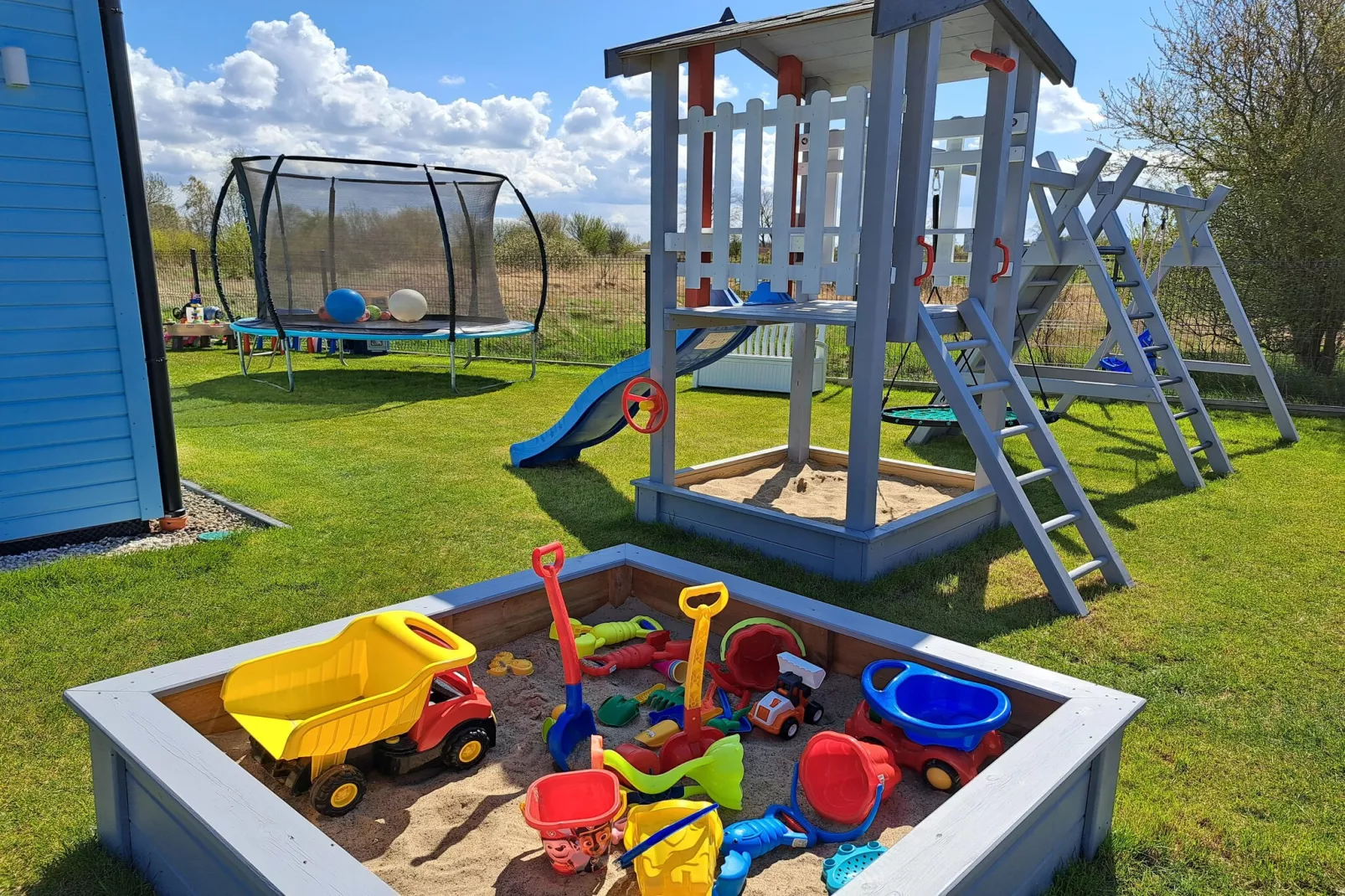 Błękitne zamorze dla 7 osób-Tuinen zomer