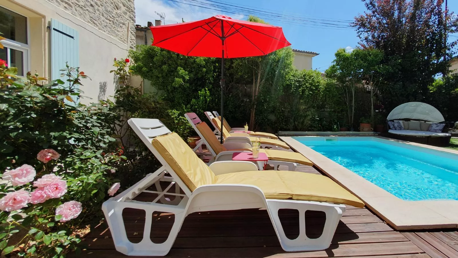 La maison des Vendangeurs 6-Zwembad