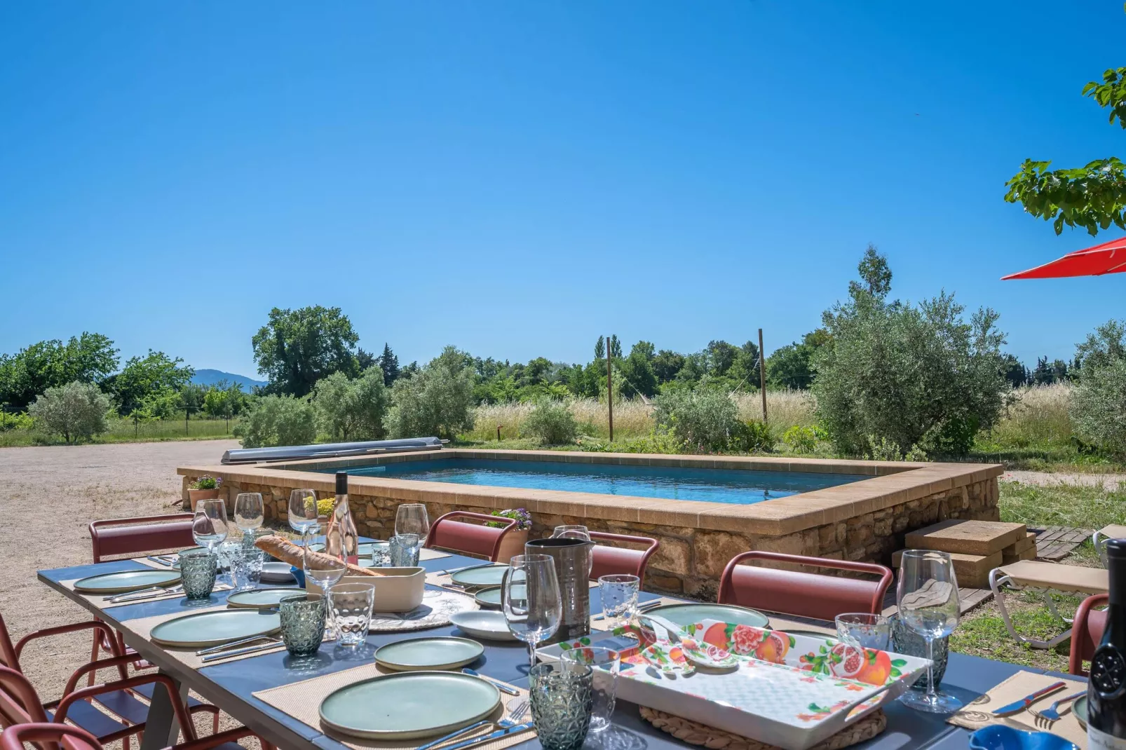 Mas du Mûrier-Zwembad