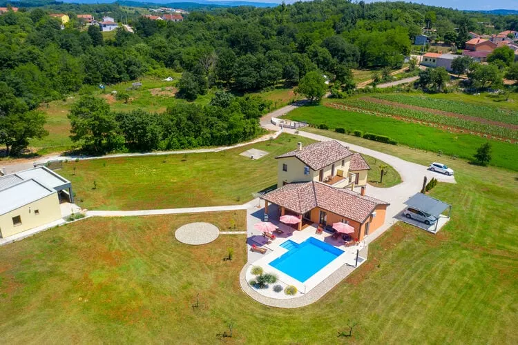 Villa Frankovici-Gebieden zomer 1km