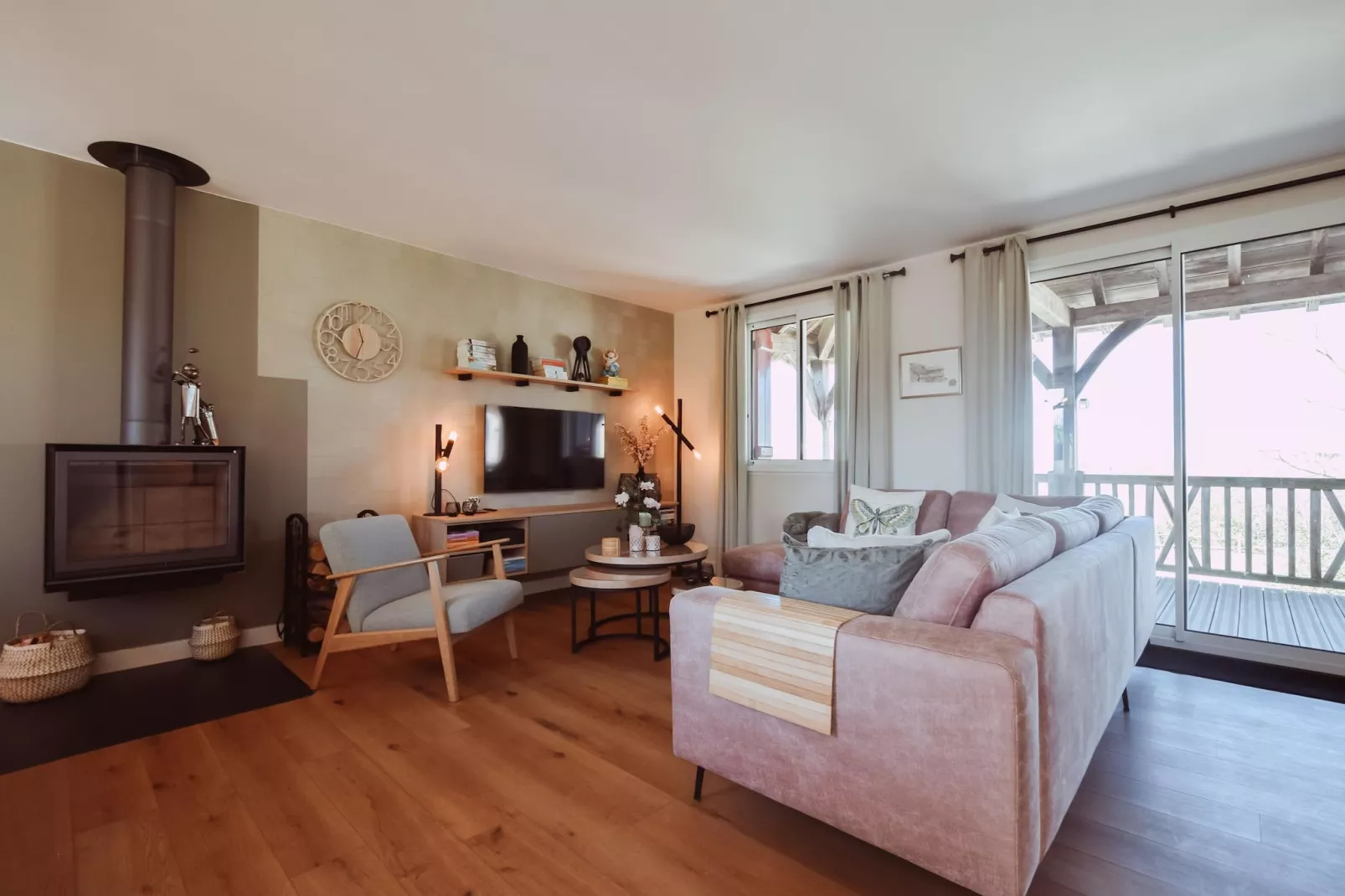 Pavillon le Papillon - Woonkamer