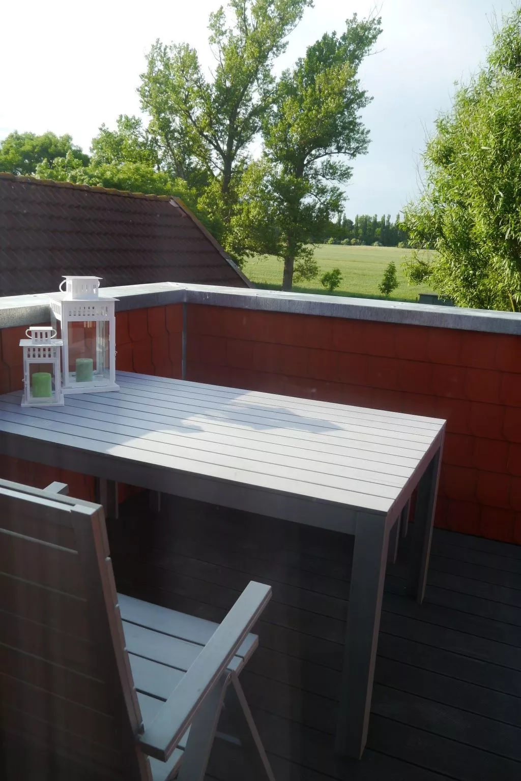 Landgut mit Dachterrasse - Buiten