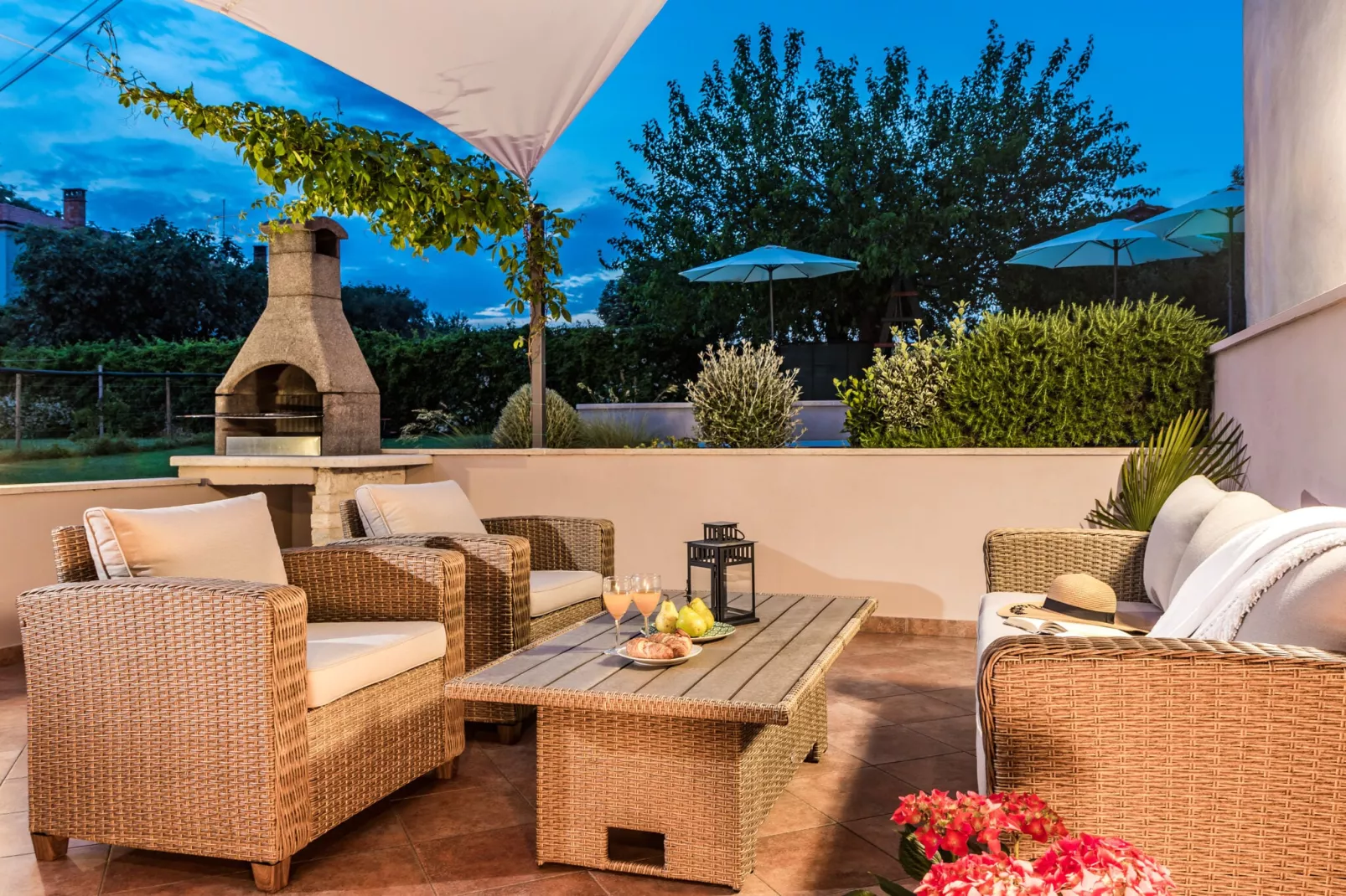 Casa Luigia-Tuinen zomer