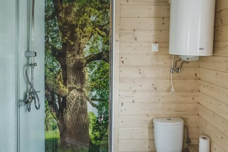 Domek wakacyjny DELUXE dla max 7 osób w Bałachach - Badkamer