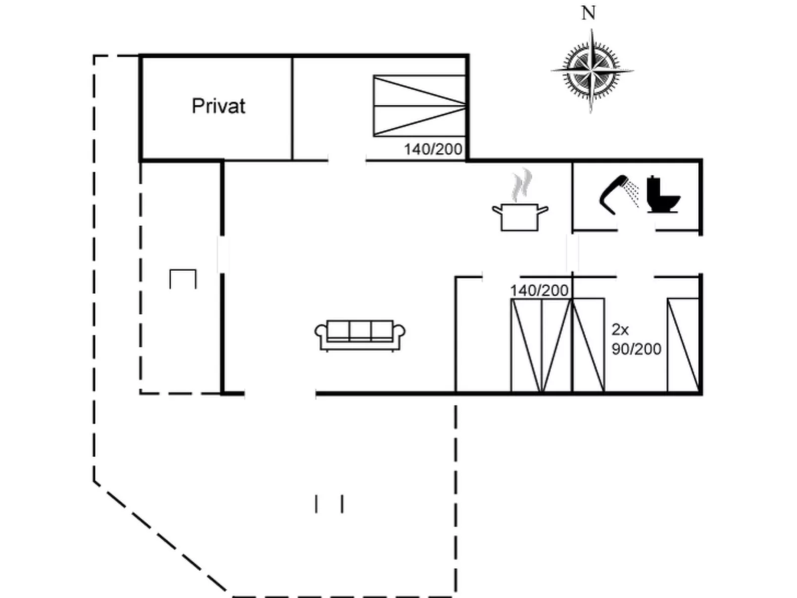 "Essi" - 300m from the sea-Binnen