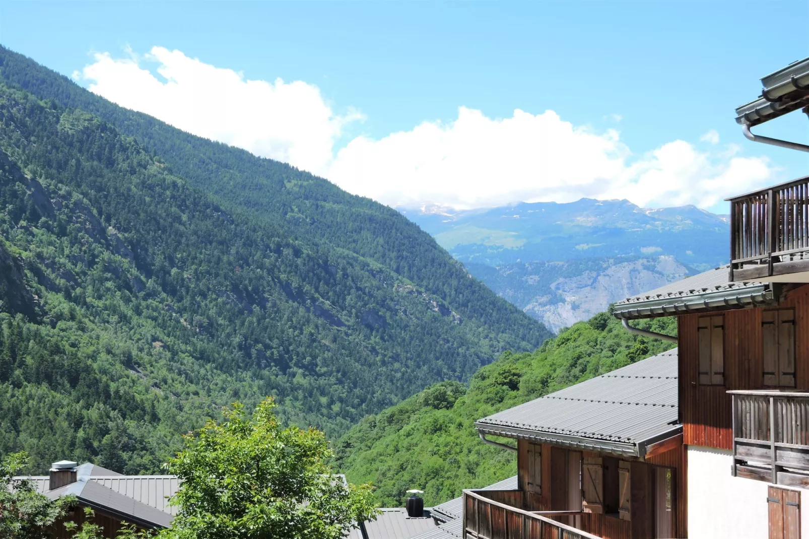 Hameau 6 002 - SPA & PISCINE studio 4 pers. - Terrasbalkon