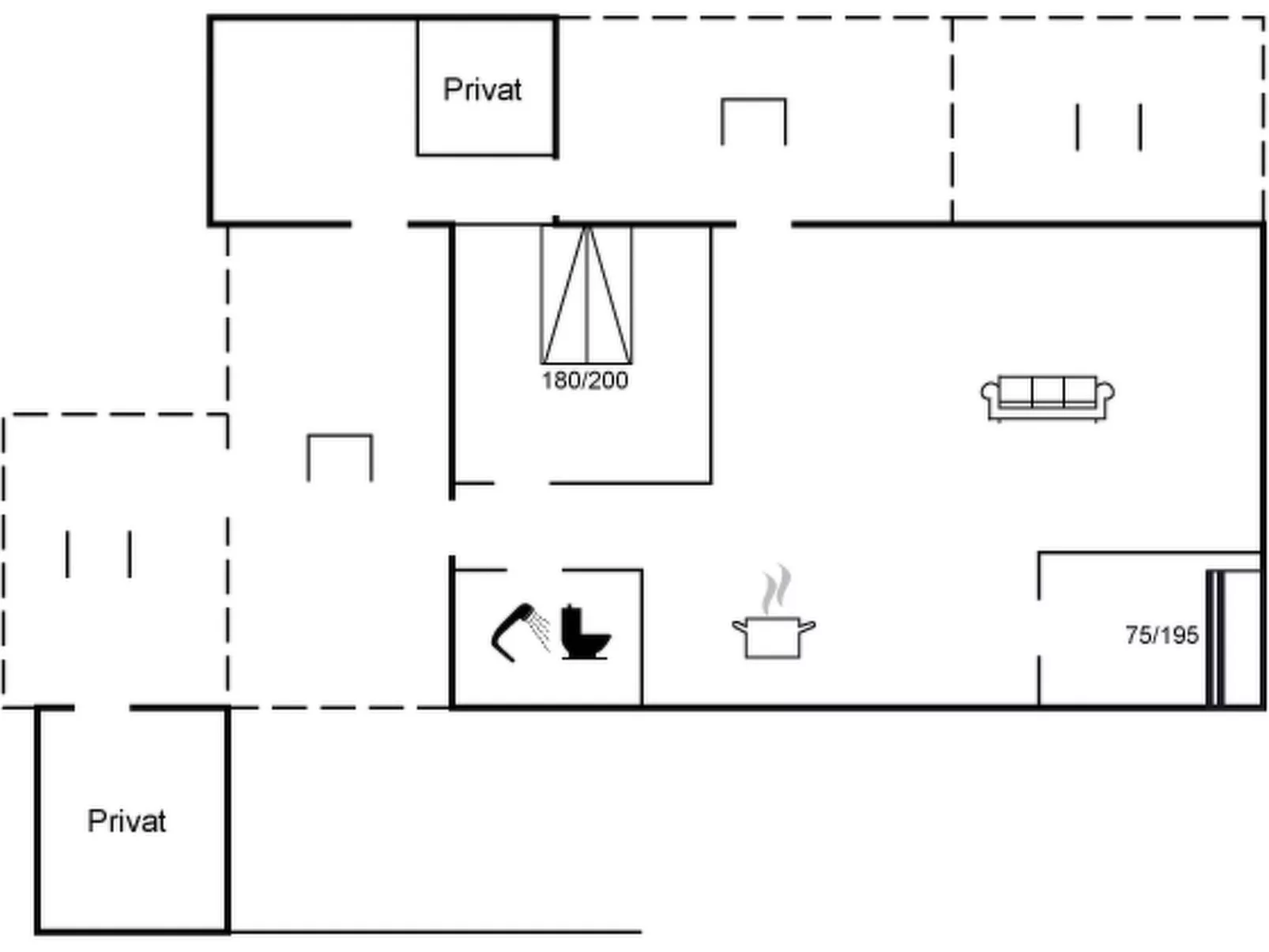 "Sada" - 30m from the sea-Binnen