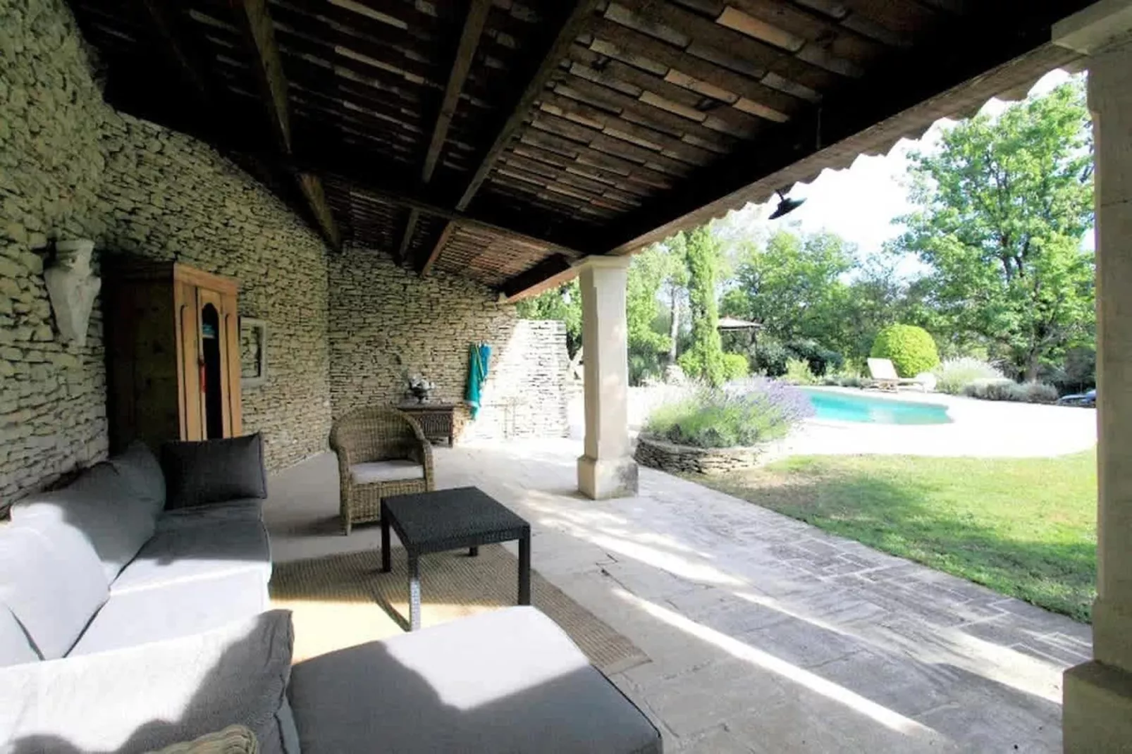 Maison authentique au coeur des garrigues Luberon-Terrasbalkon