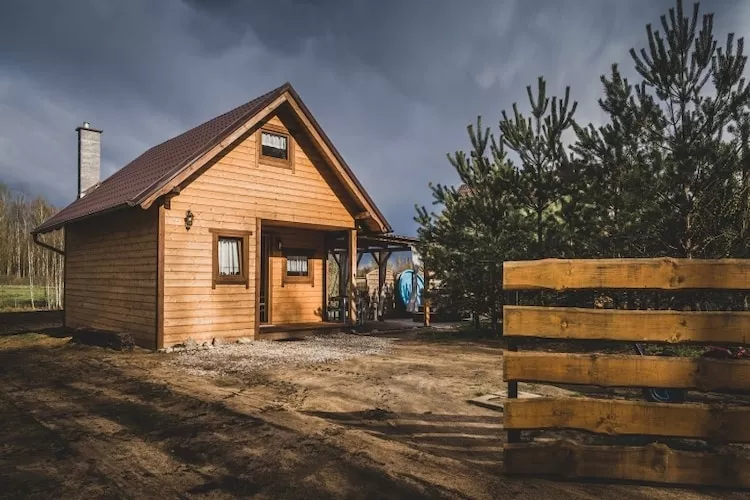 Domek wakacyjny LUX dla max 6 osób w Bałachach - Buitenlucht