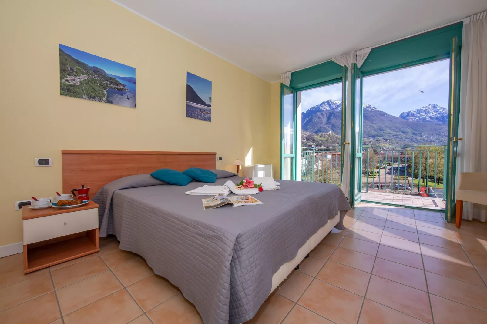 RESIDENCE PORTO LETIZIA - PALACE-1ROOM APT 4 PAX MOUNTAIN VIEW PLUS 8203 - P1MP4 - Slaapkamer