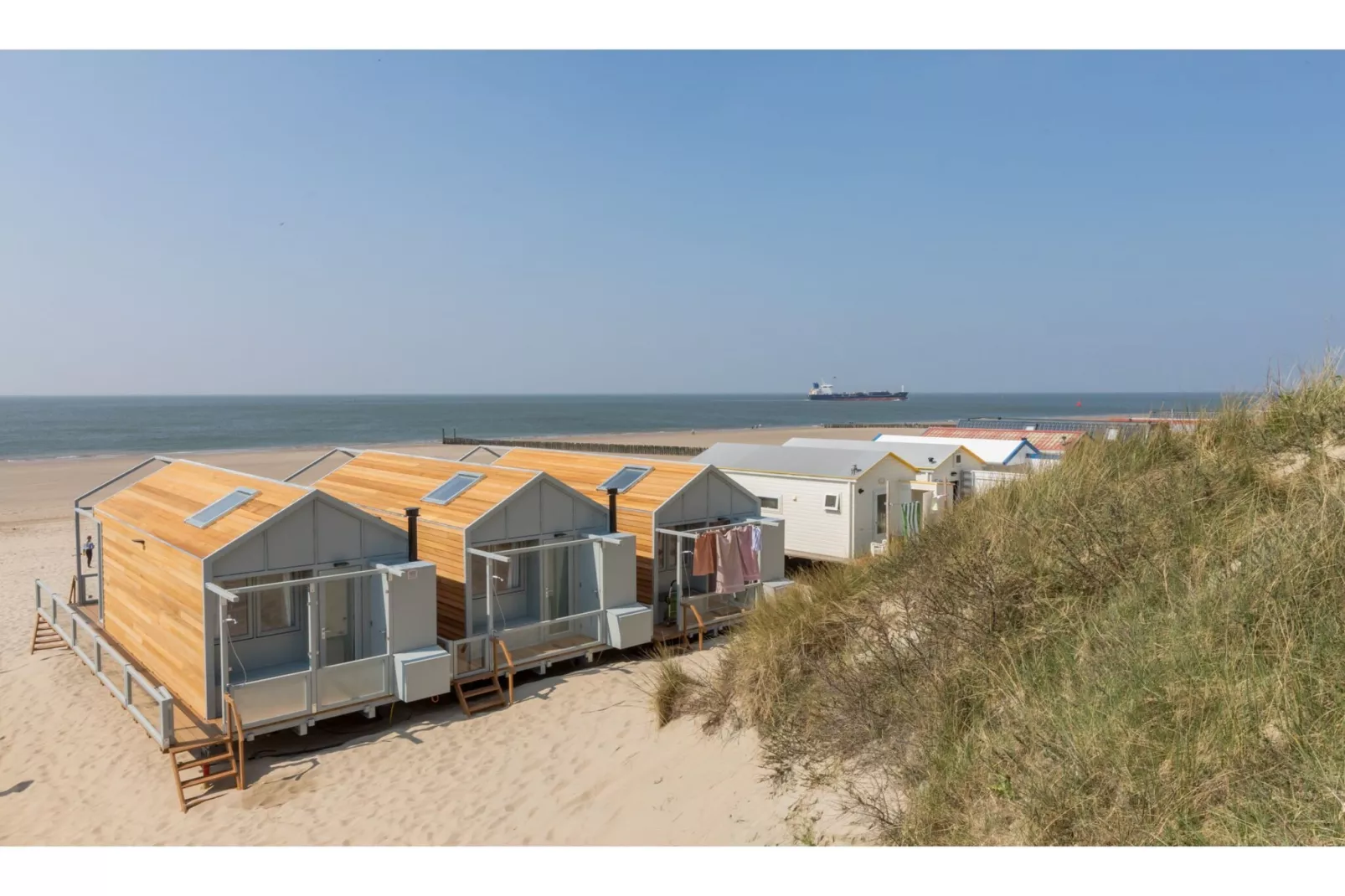 Slaapstrandhuisje - Strand dishoek 67  Dishoek-Gebieden zomer 1km