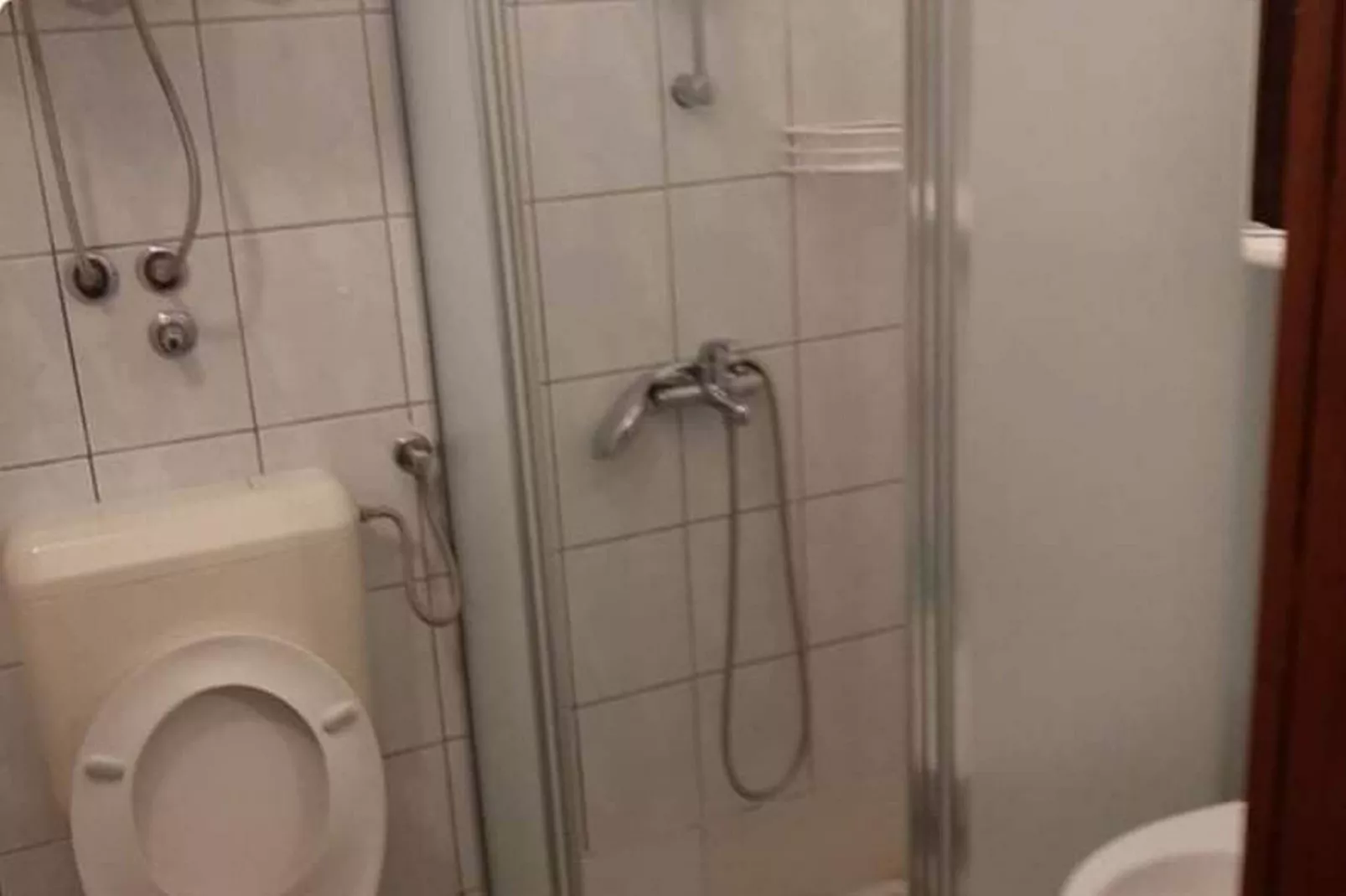 Apartments Marija - One Bedroom Apartment with  Balcony (Plavi A3) - Badkamer