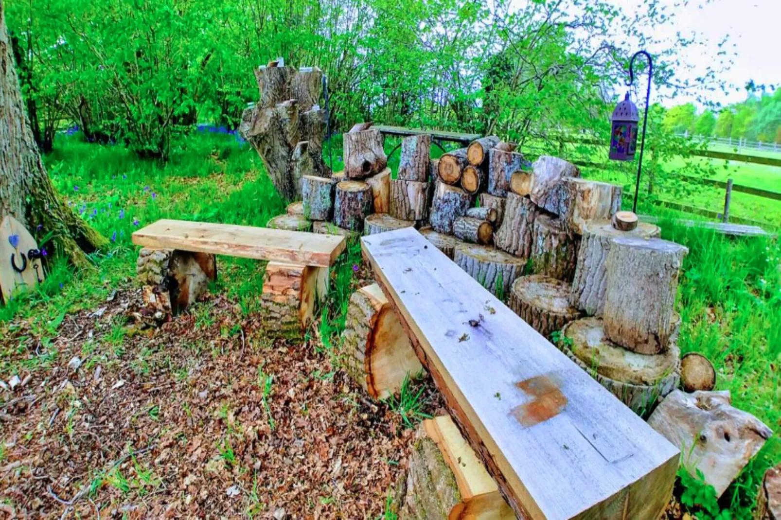 Shepherd's Hut at Hilltop Farm-Buitenlucht