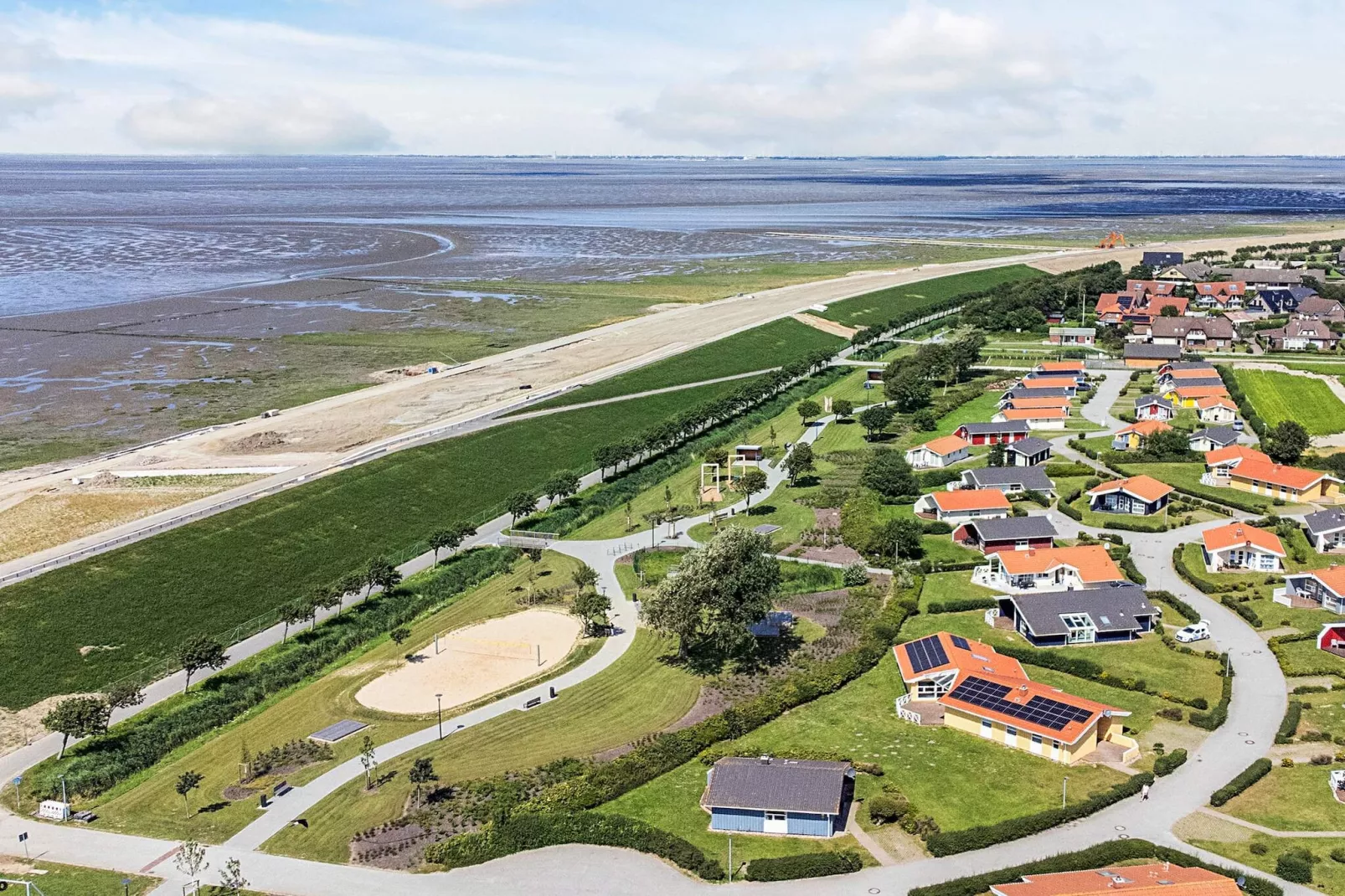 Vakantiehuis vlakbij de Noordzeedijk-Uitzicht