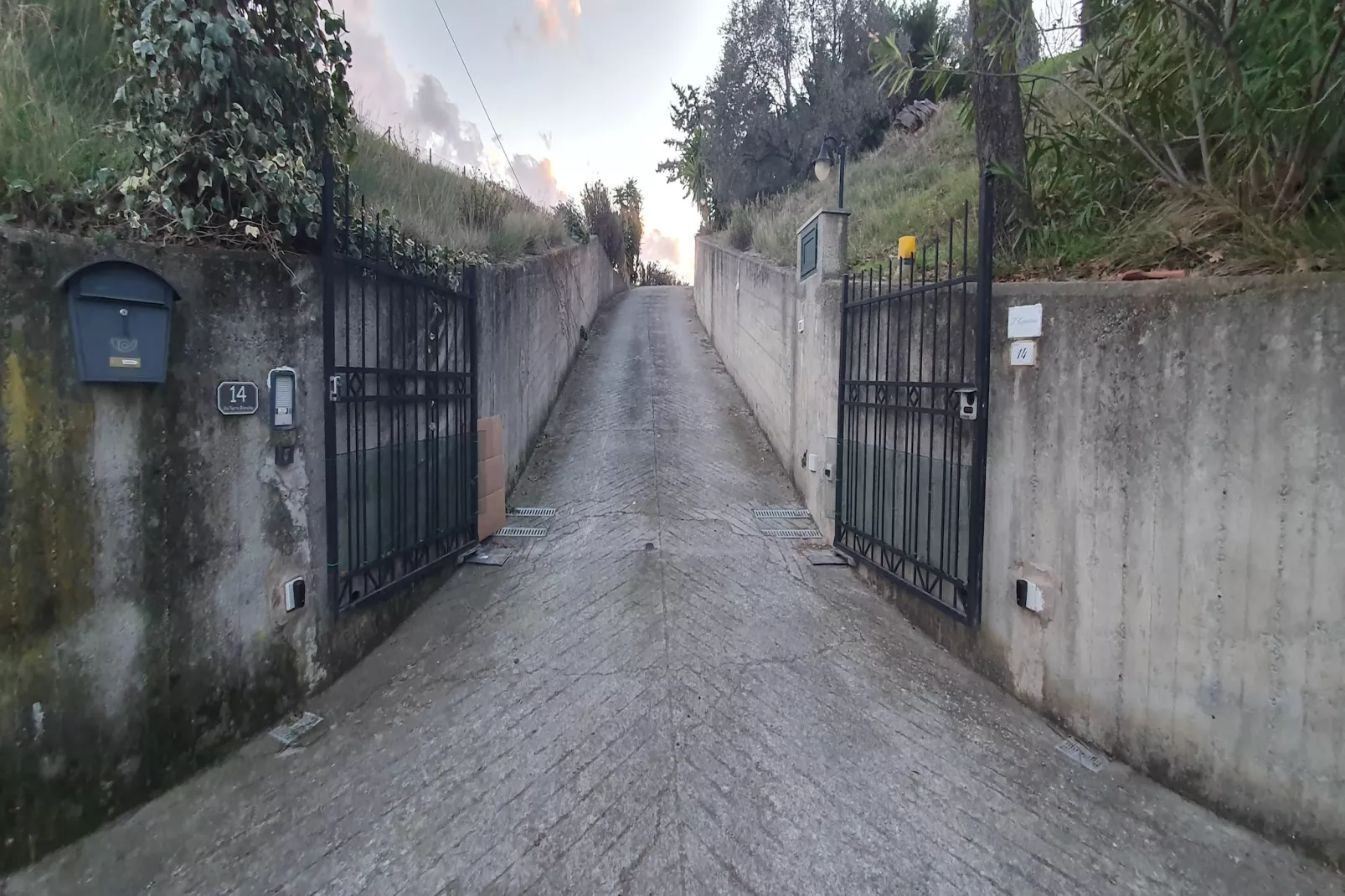 Apartment in einer charmanten Villa mit Meerblick Kreidl-Hal-ontvangst