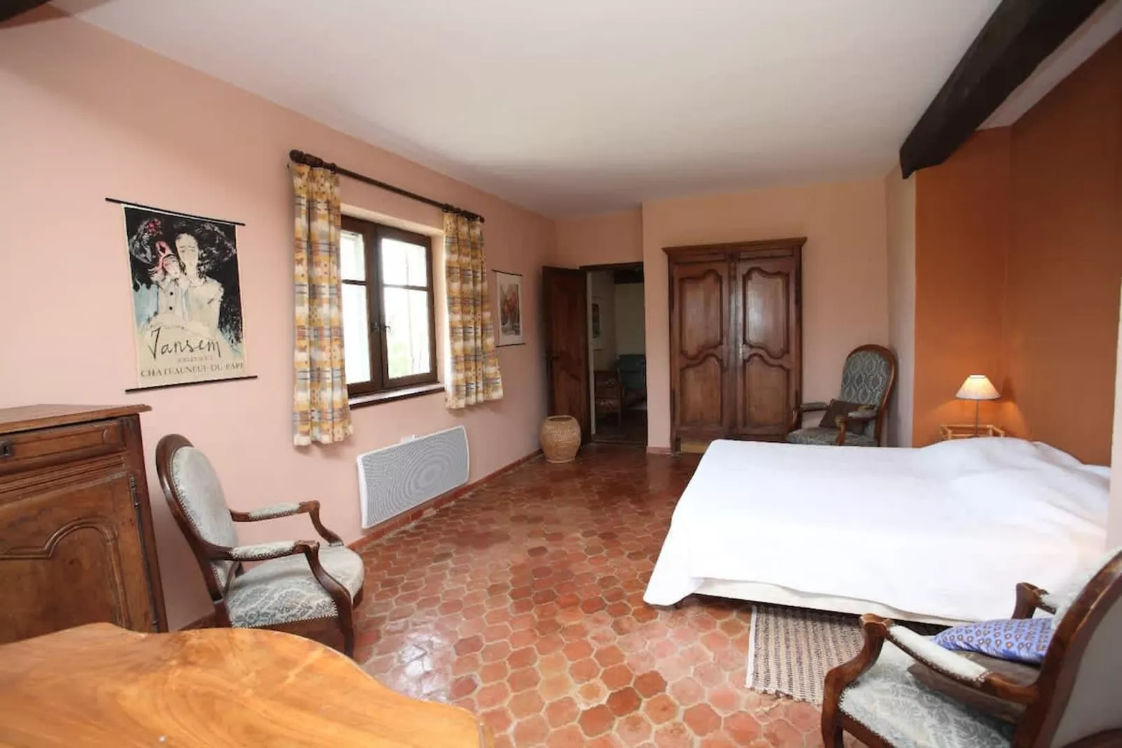 La Familiale - Maison provençale avec piscine et vue imprenable sur Gordes-Slaapkamer