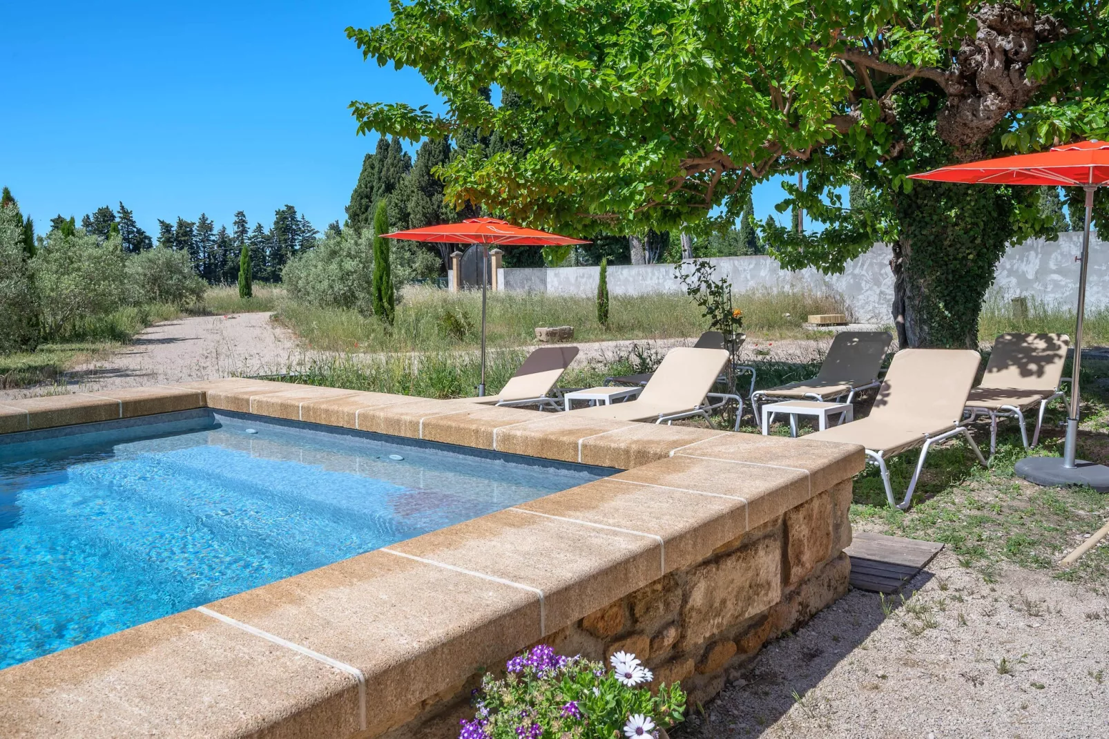 Mas du Mûrier-Zwembad