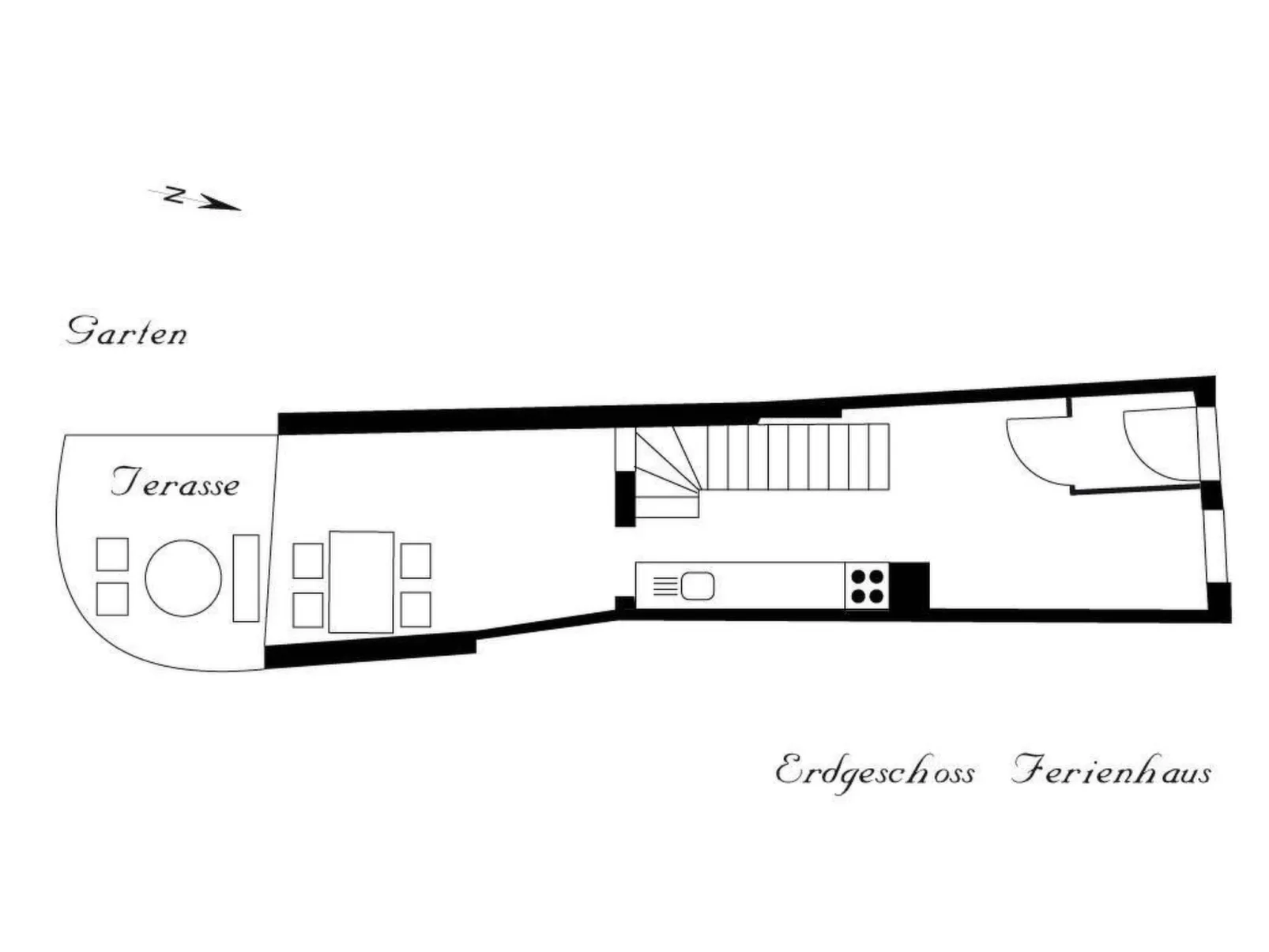 Komfortabler Urlaub im Fachwerkhäuschen mit Gartenterrase und einem Ambiente ei - Image-tags.info