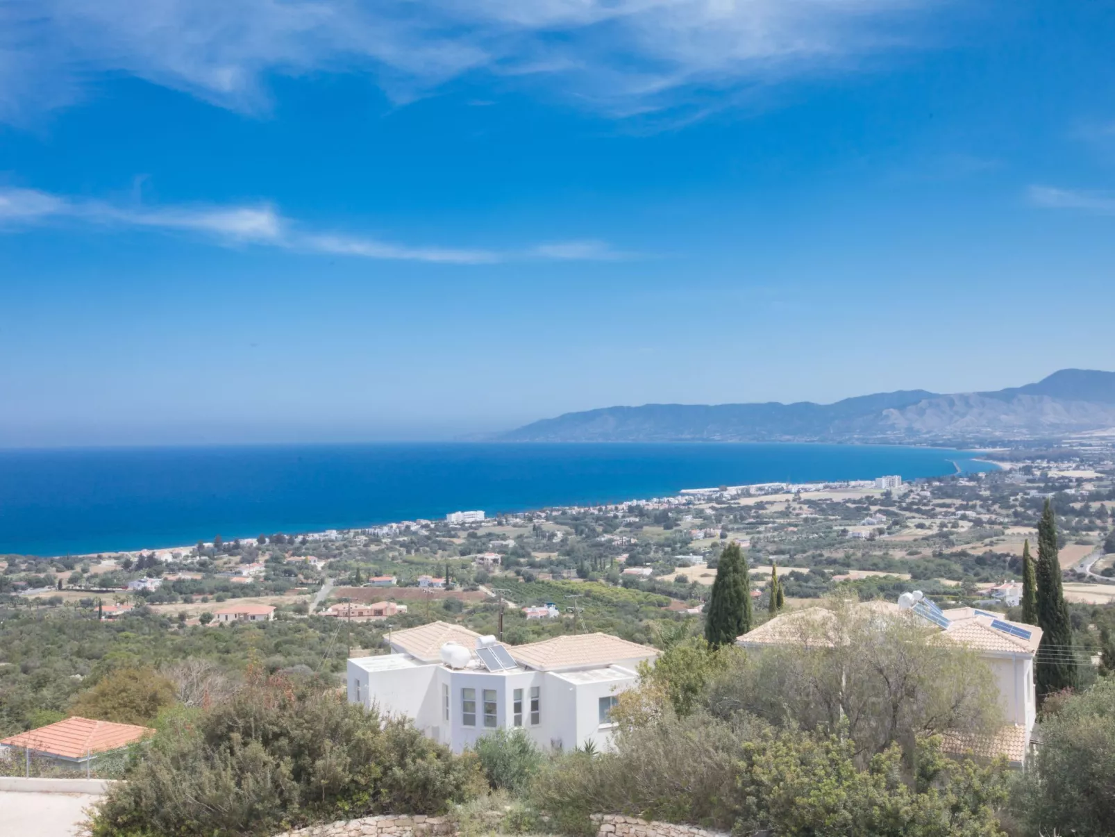 Villa mit Panoramablick auf das Meer von Latchi - Image-tags.info