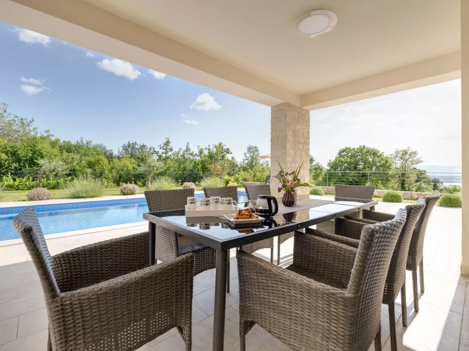 Schone Villa mit Pool, Meerblick, Strand - Image-tags.info