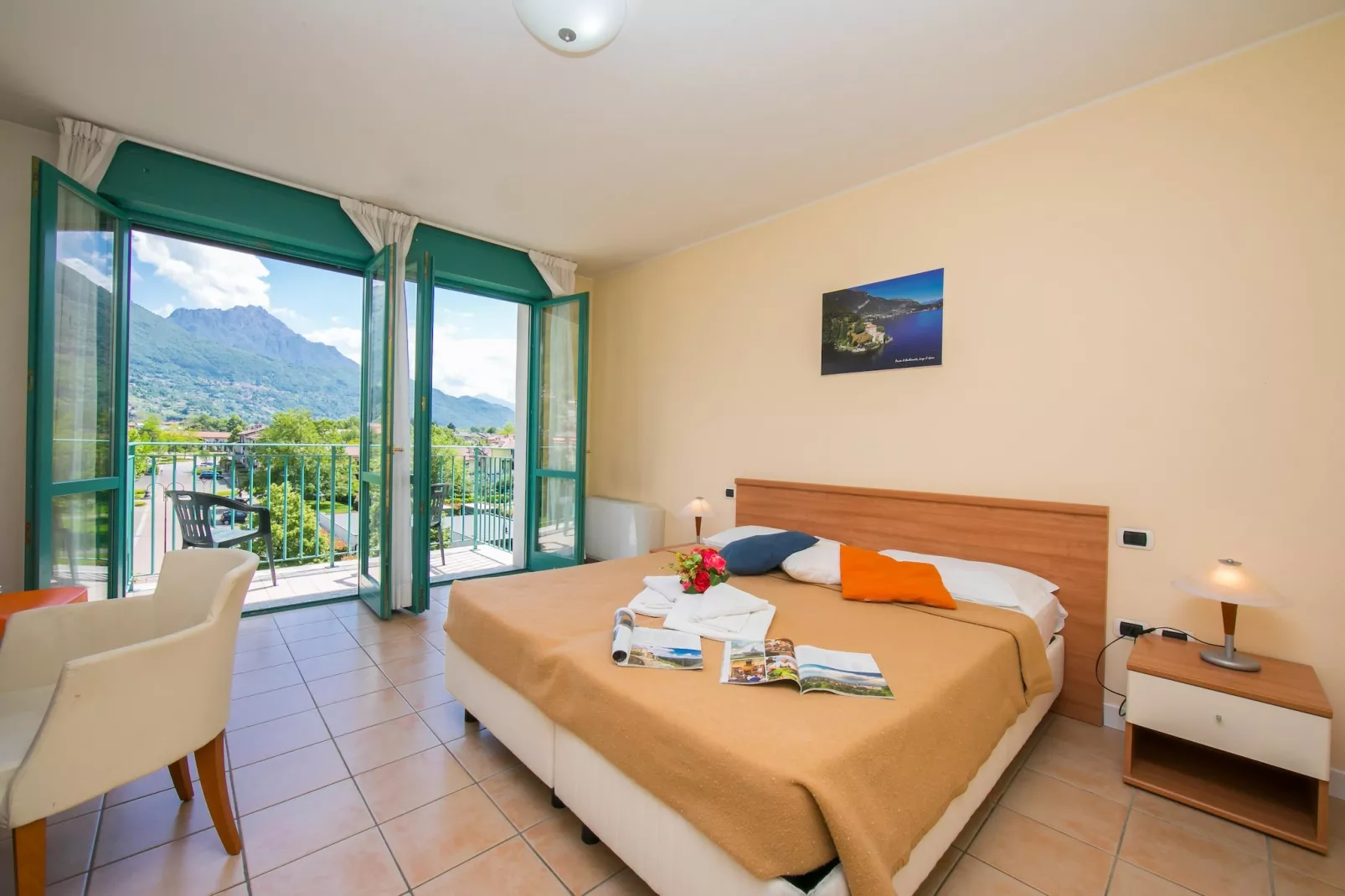 RESIDENCE PORTO LETIZIA - PALACE-1ROOM APT 4 PAX MOUNTAIN VIEW PLUS 8203 - P1MP4 - Slaapkamer