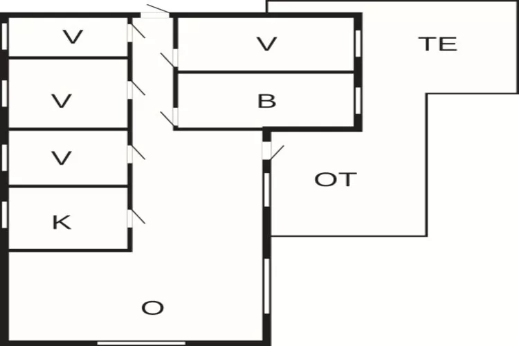 8 persoons vakantie huis in Vejers Strand-Plattegrond