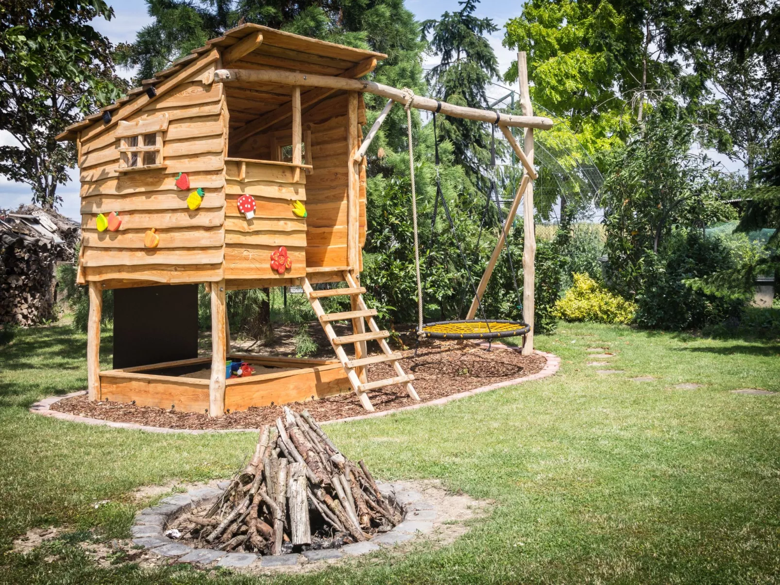 Wohnung in Niedergurig mit Grill, Sauna und Gart-Binnen